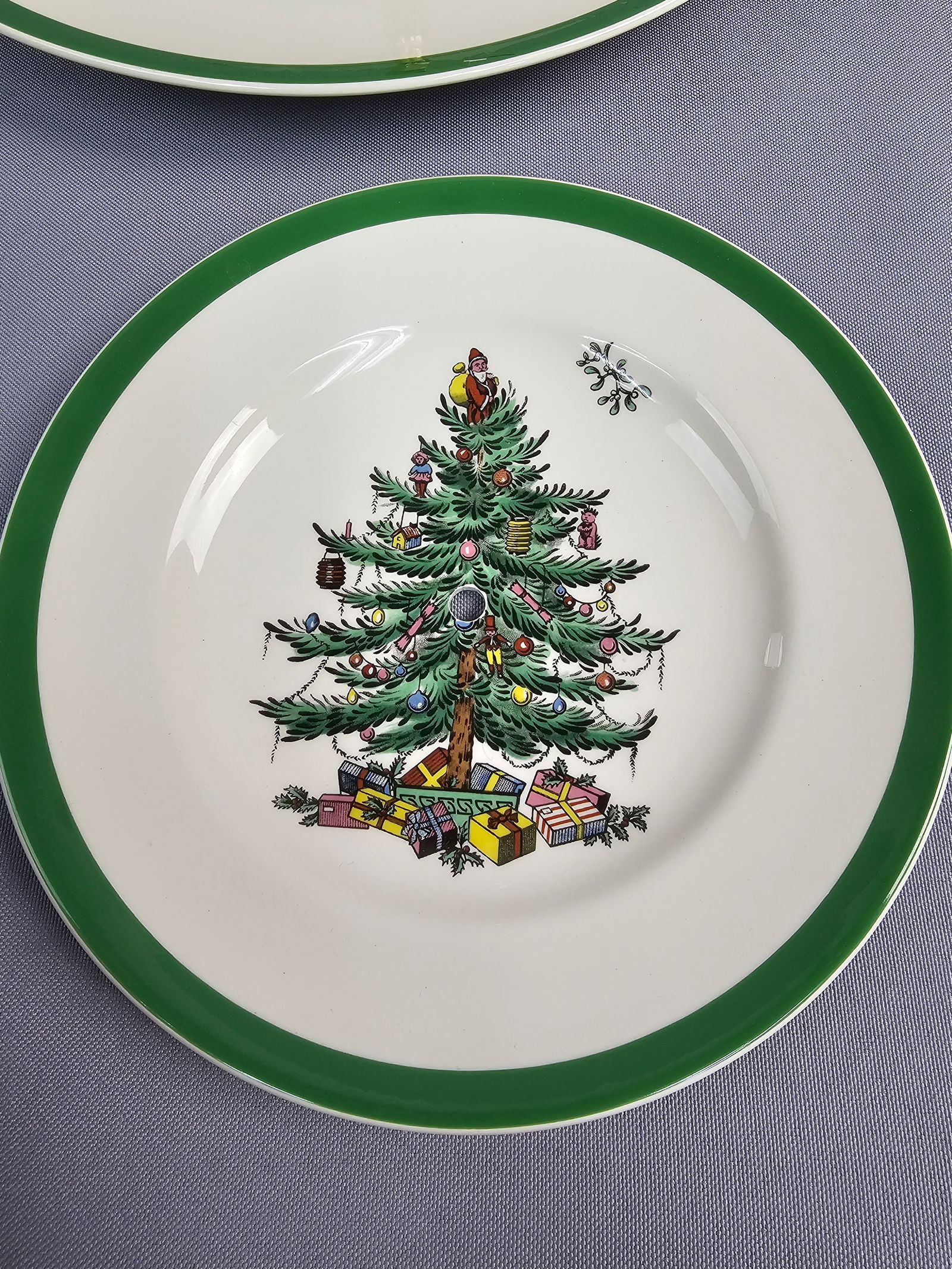 Spode Christmas Tree Pattern Three-Tier Ceramic Serving Tray with Original Box - 7