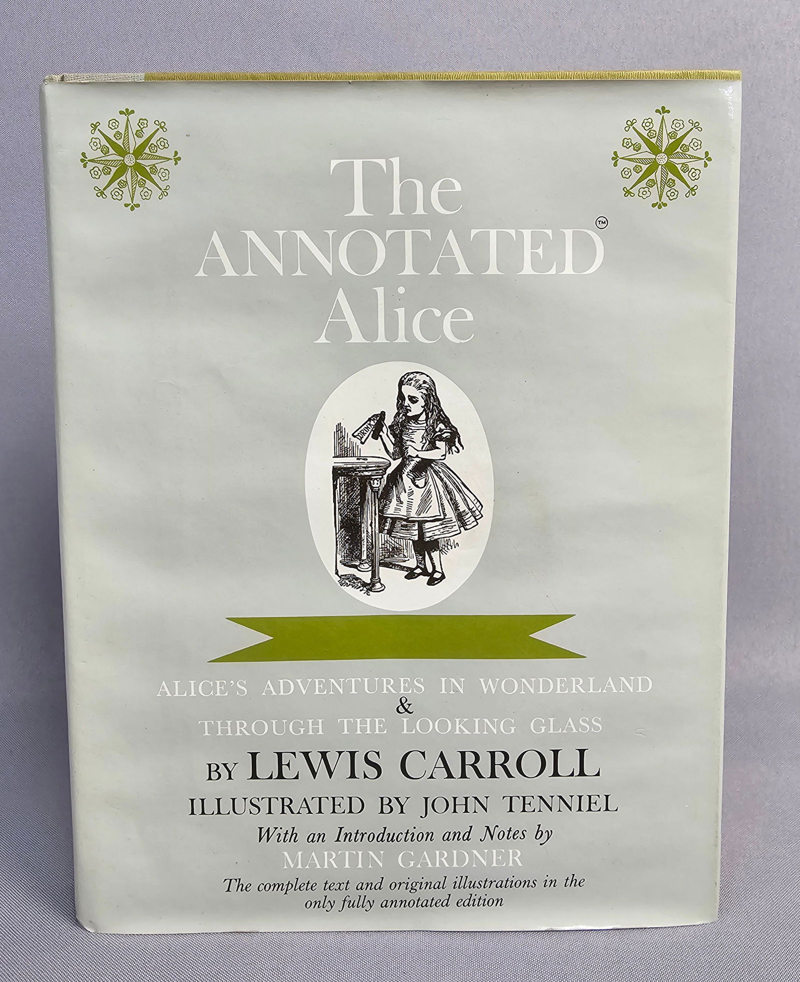 Lewis Carroll The Annotated Alice Hardcover Book: Carroll, Lewis (1832-1898). The Annotated Alice: Alice's Adventures in Wonderland & Through the Looking Glass. New York: Bramhall House, distributed by Crown Publishers, Inc., n.d. (copyright