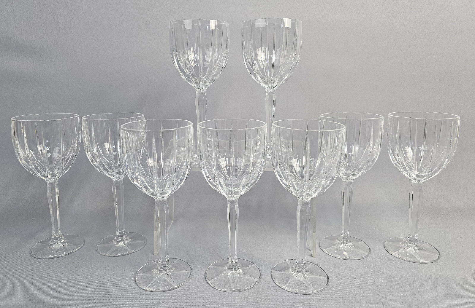 Marquis by Waterford Omega Cut Crystal Wine Glasses - Set of 9 (1 of 9)