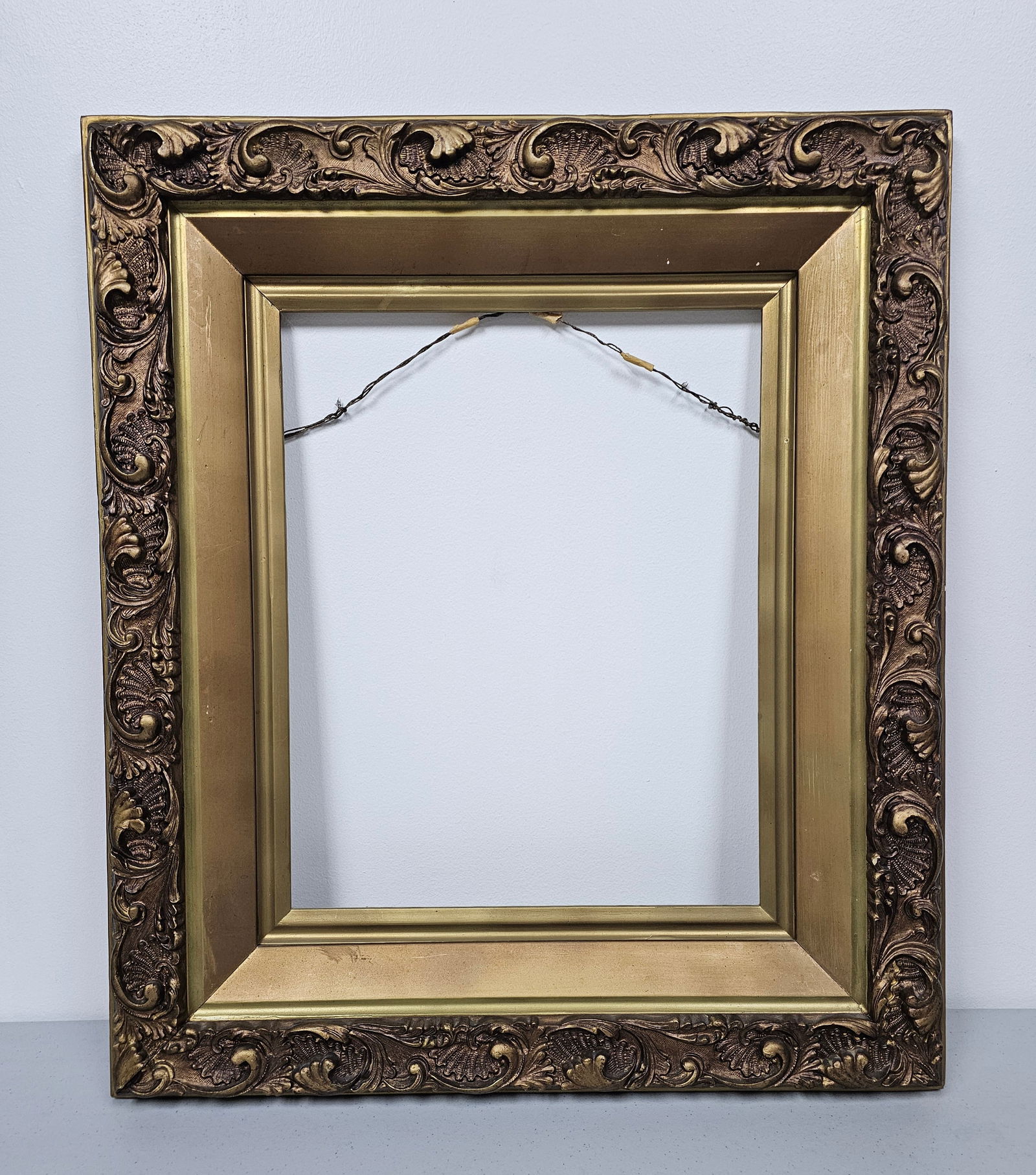 Vintage Gilt Wood and Gesso Rococo Style Frame (1 of 9)