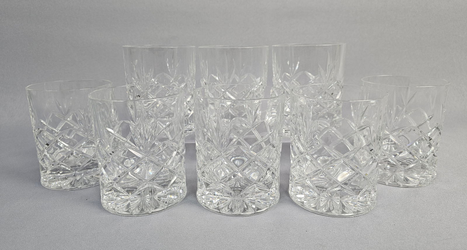 Cut Lead Crystal Double Old Fashioned Glasses (1 of 10)