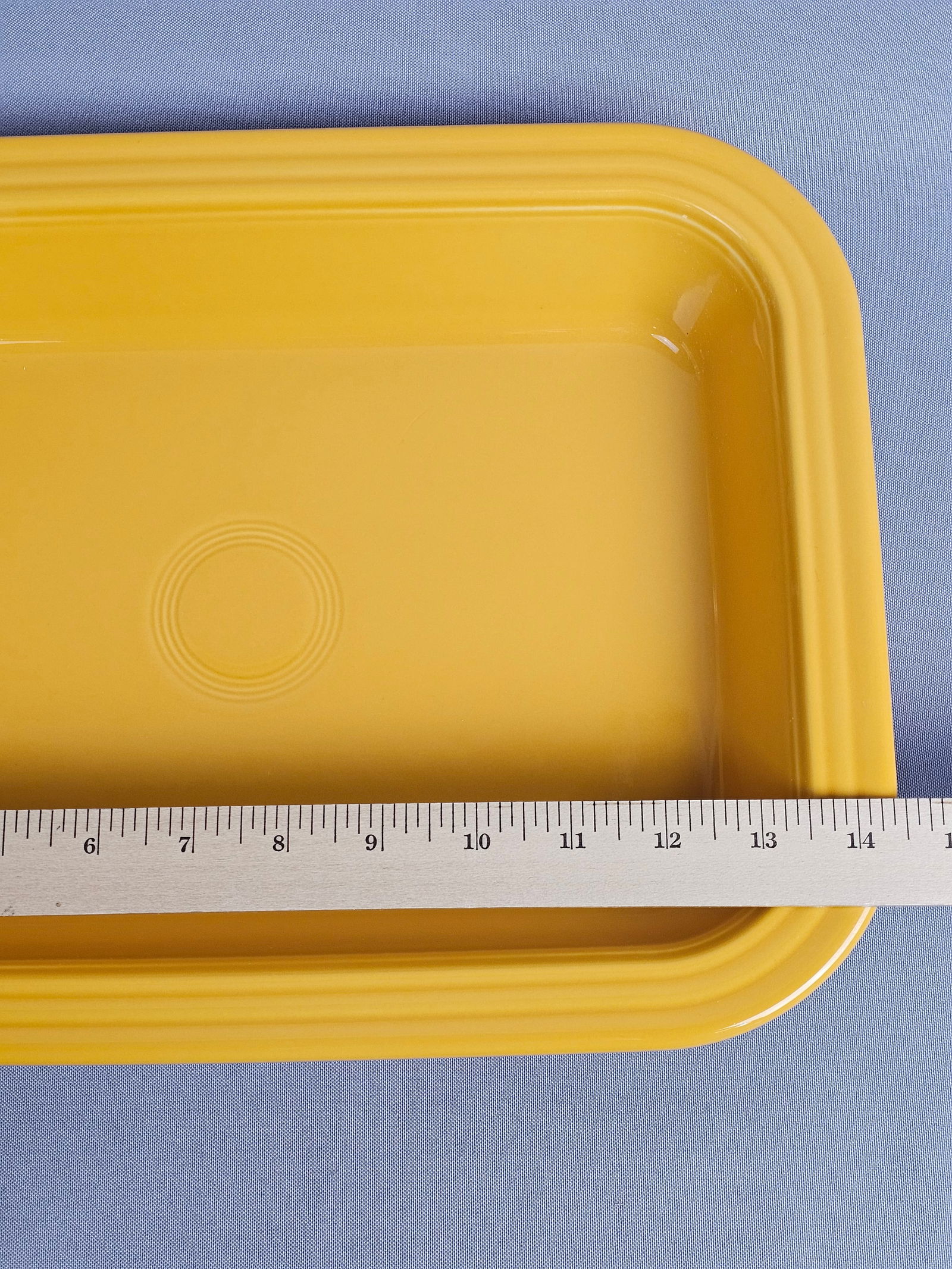 Fiesta Homer Laughlin Yellow Rectangular Baker - 2