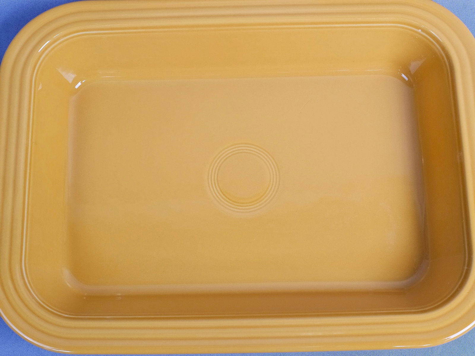 Fiesta Homer Laughlin Yellow Rectangular Baker - 3