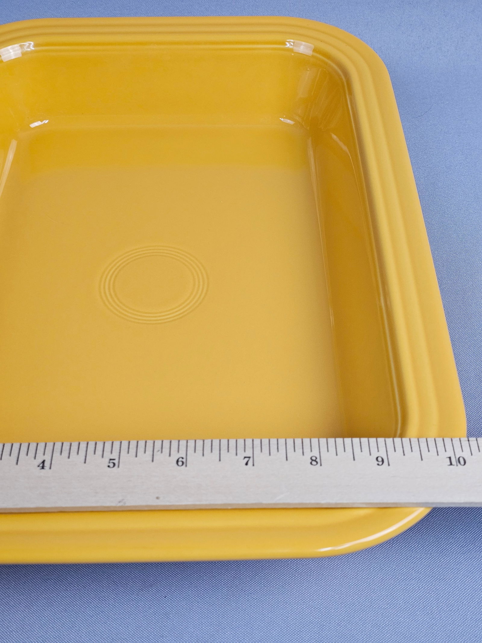 Fiesta Homer Laughlin Yellow Rectangular Baker - 4