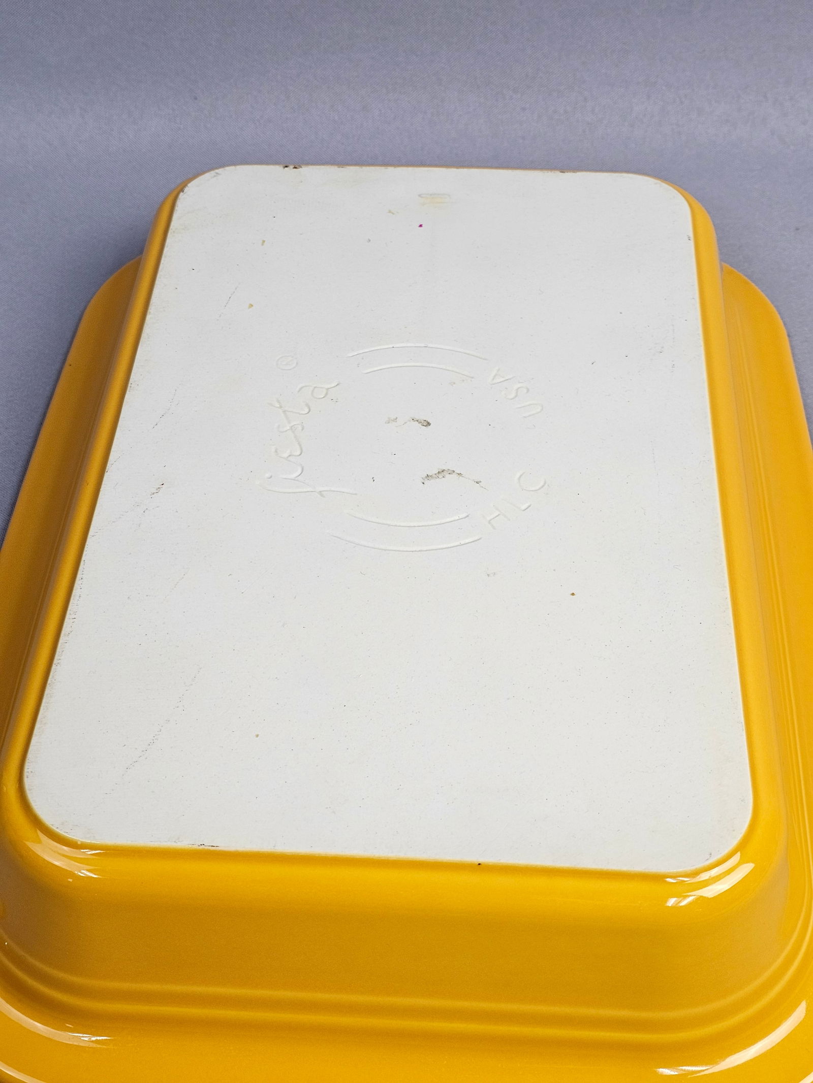 Fiesta Homer Laughlin Yellow Rectangular Baker - 8