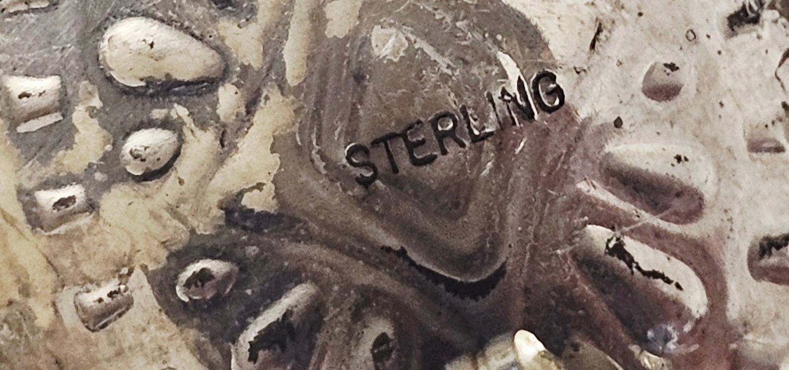 Sterling Malachite Dangle Earrings 10.5 Grams - 7