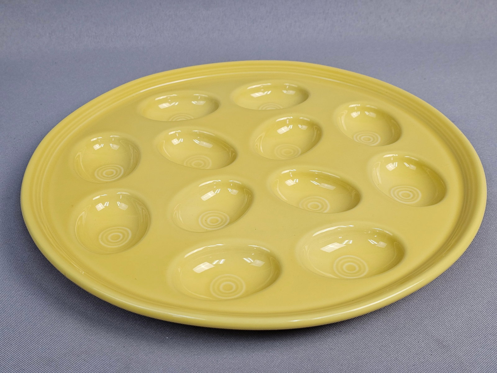 Fiesta Deviled Egg Plate in Yellow - 2