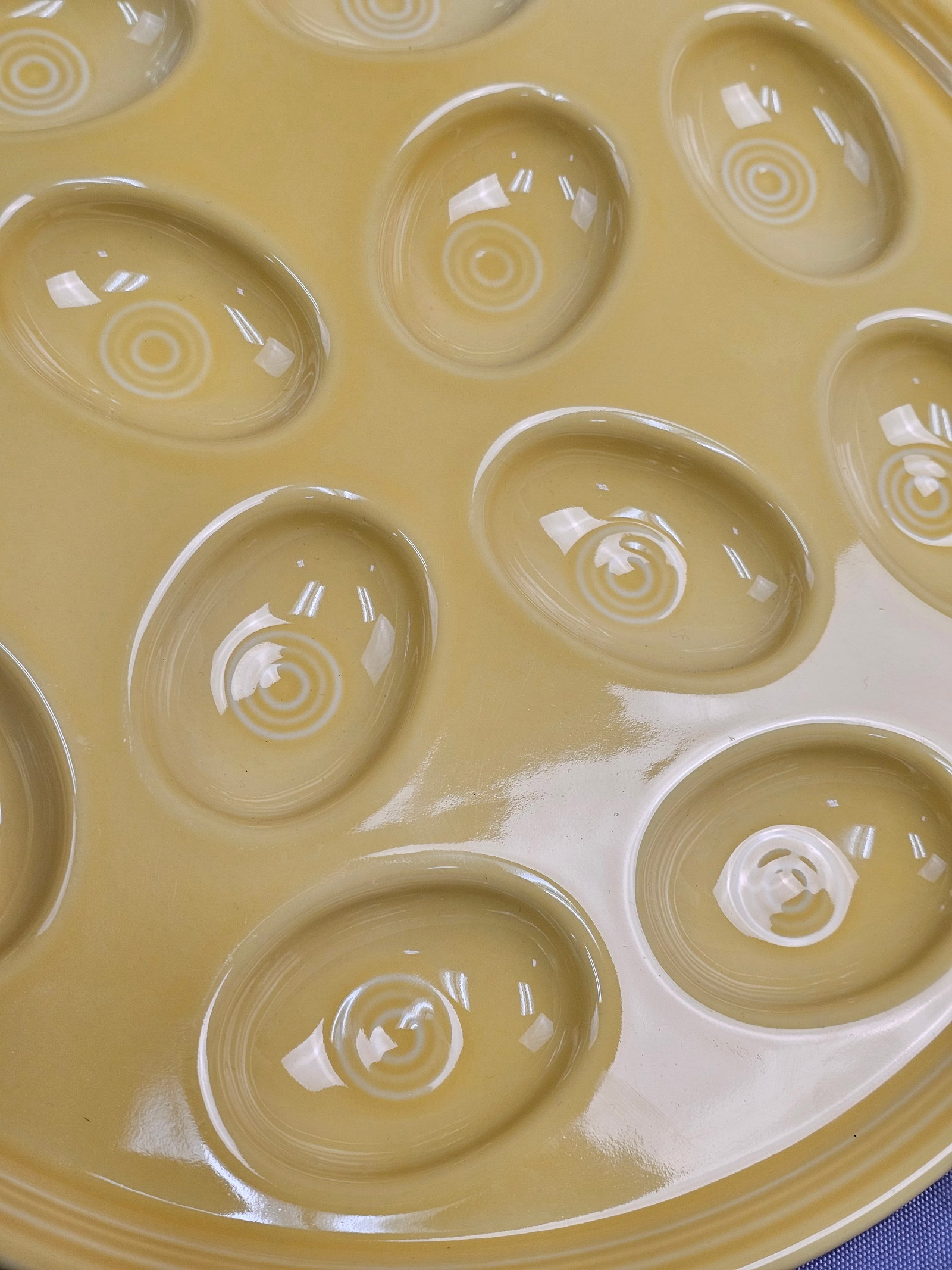 Fiesta Deviled Egg Plate in Yellow - 4