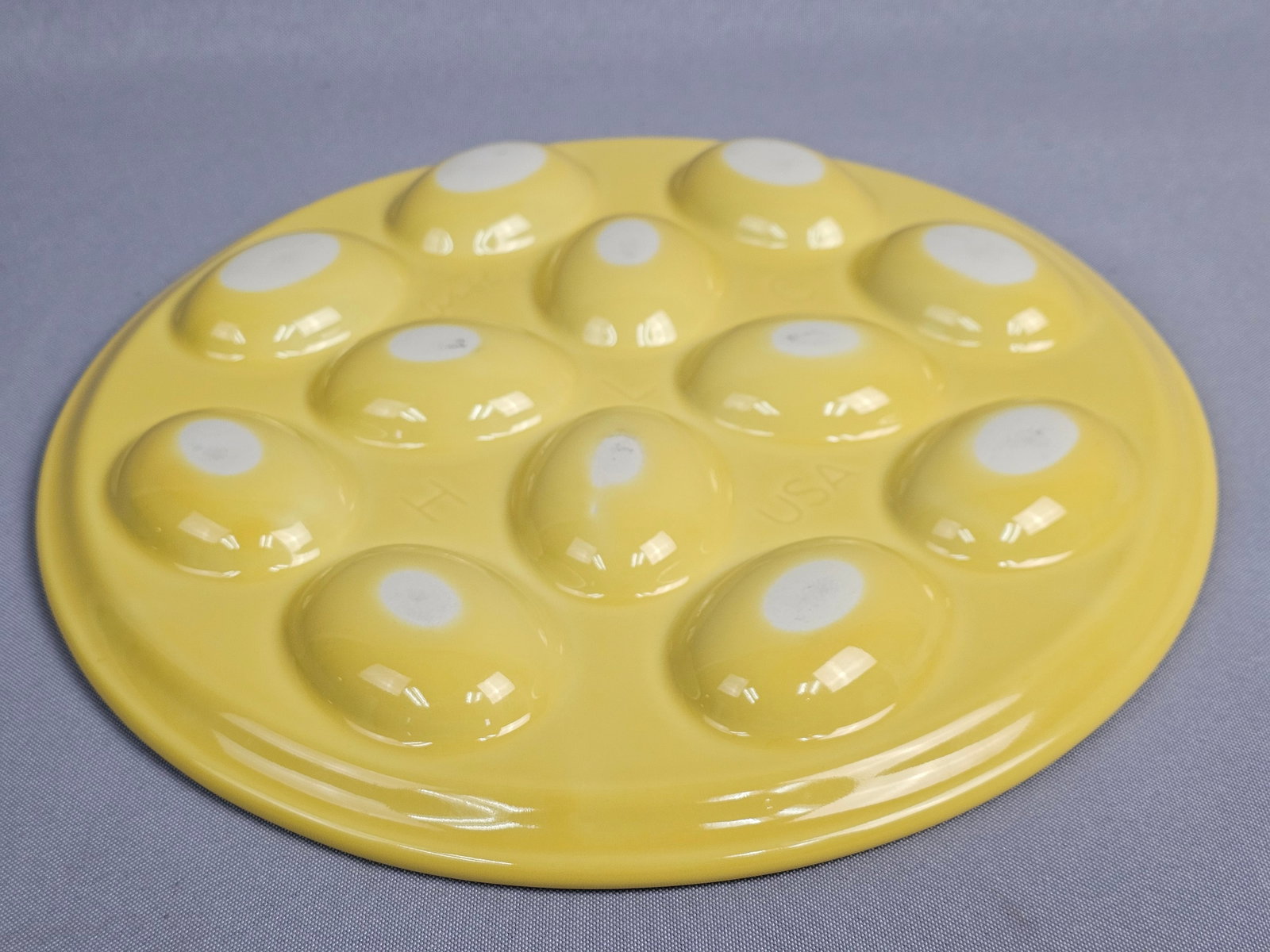 Fiesta Deviled Egg Plate in Yellow - 6