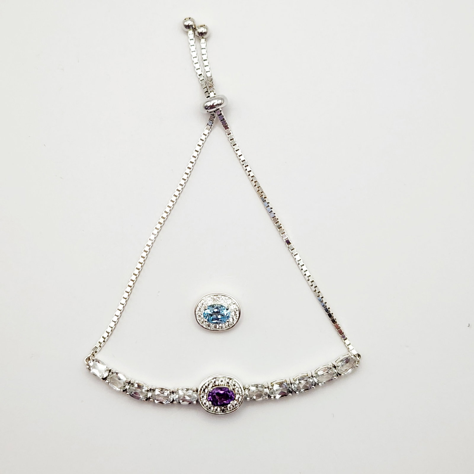 Sterling Bolo Bracelet 12.4 Grams (1 of 12)