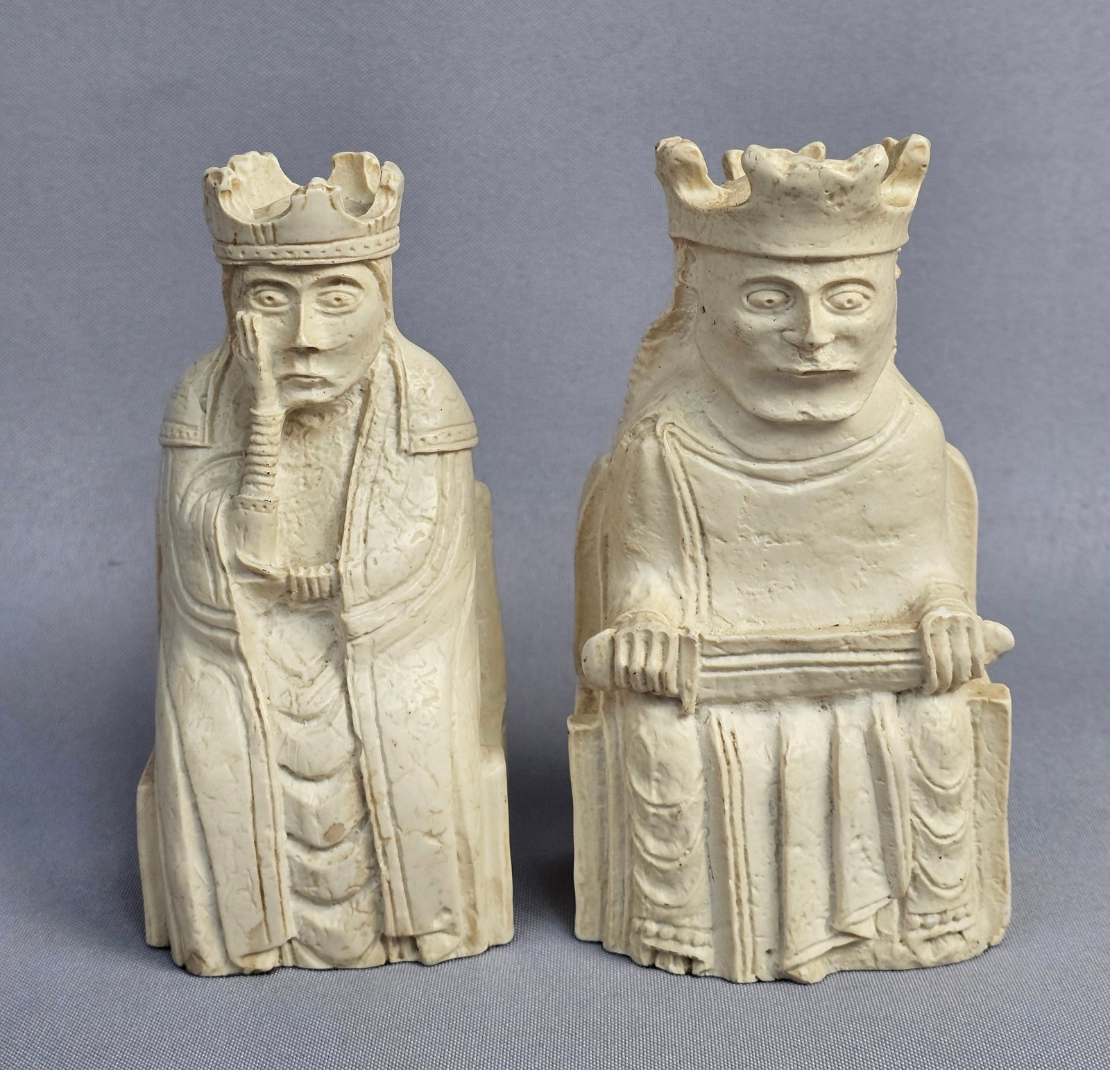 A Pair of Isle of Lewis Chessmen Replica Figures (1 of 15)