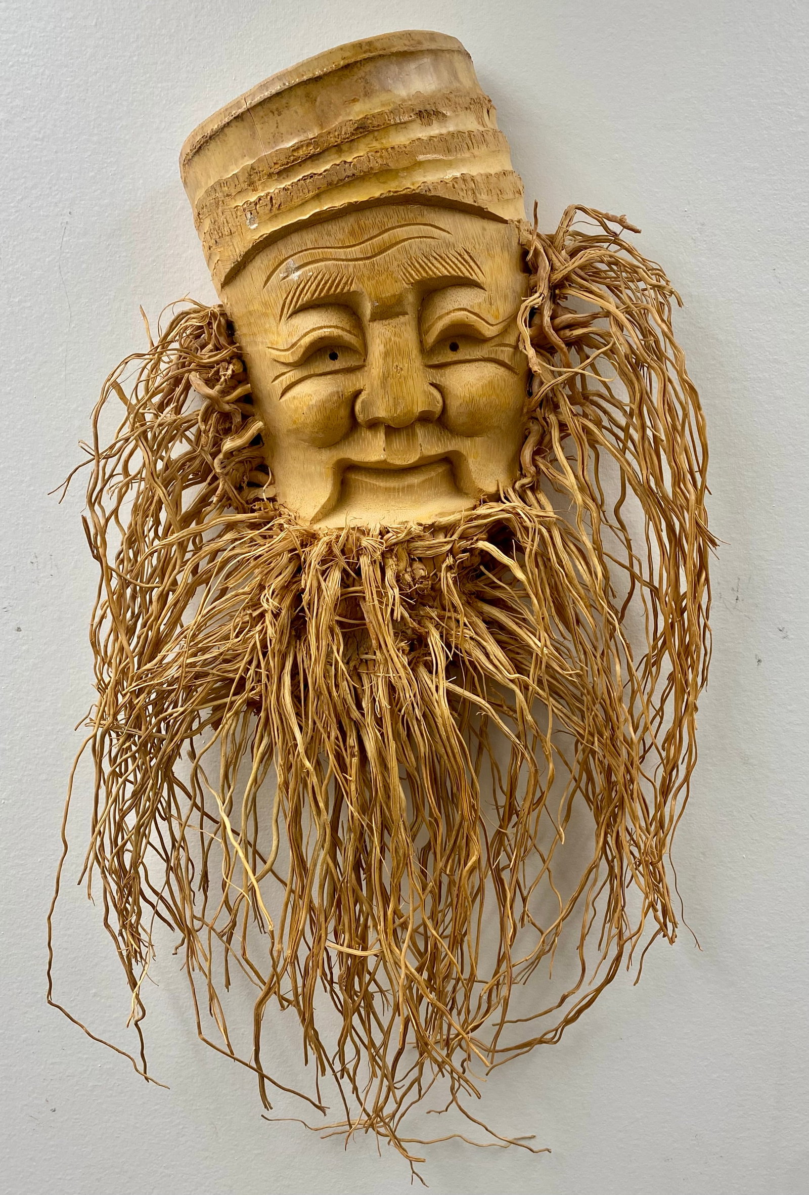 Chinese Carved Bamboo Root Figure of an Immortal (1 of 5)