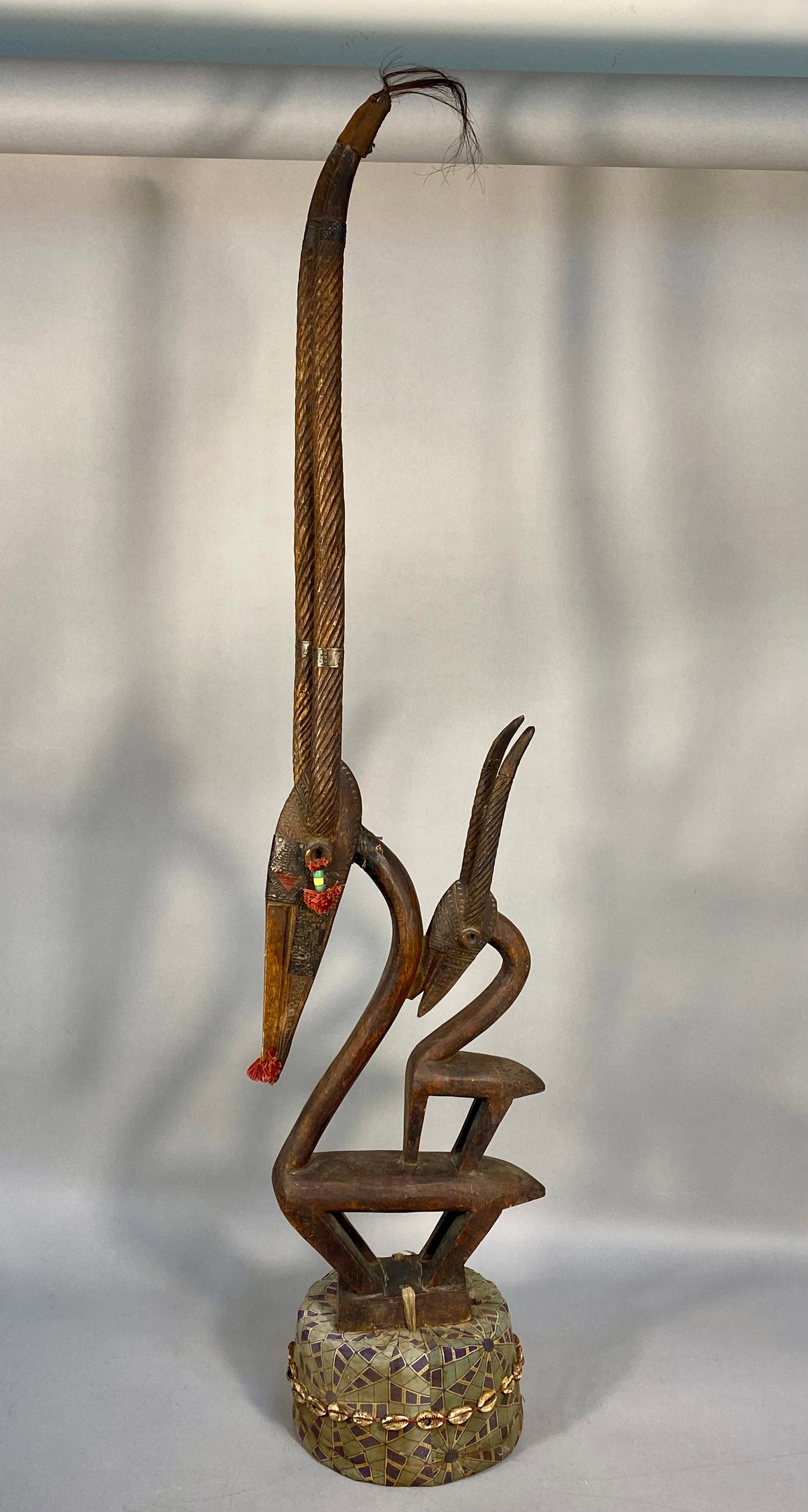 Bamana Style Carved Wood Chiwara Headdress (1 of 20)