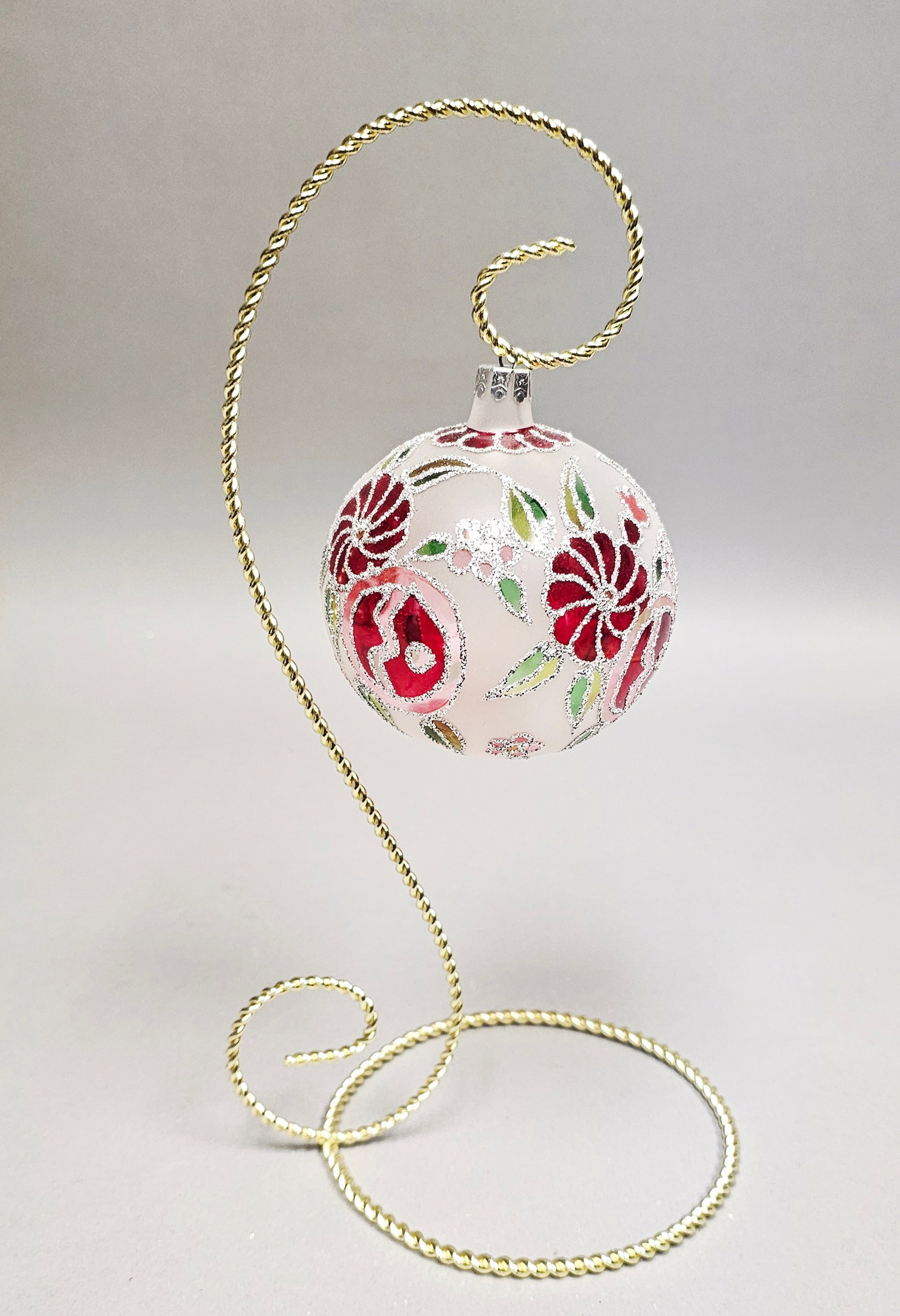 Christopher Radko Floral Glass Ornament (1 of 5)