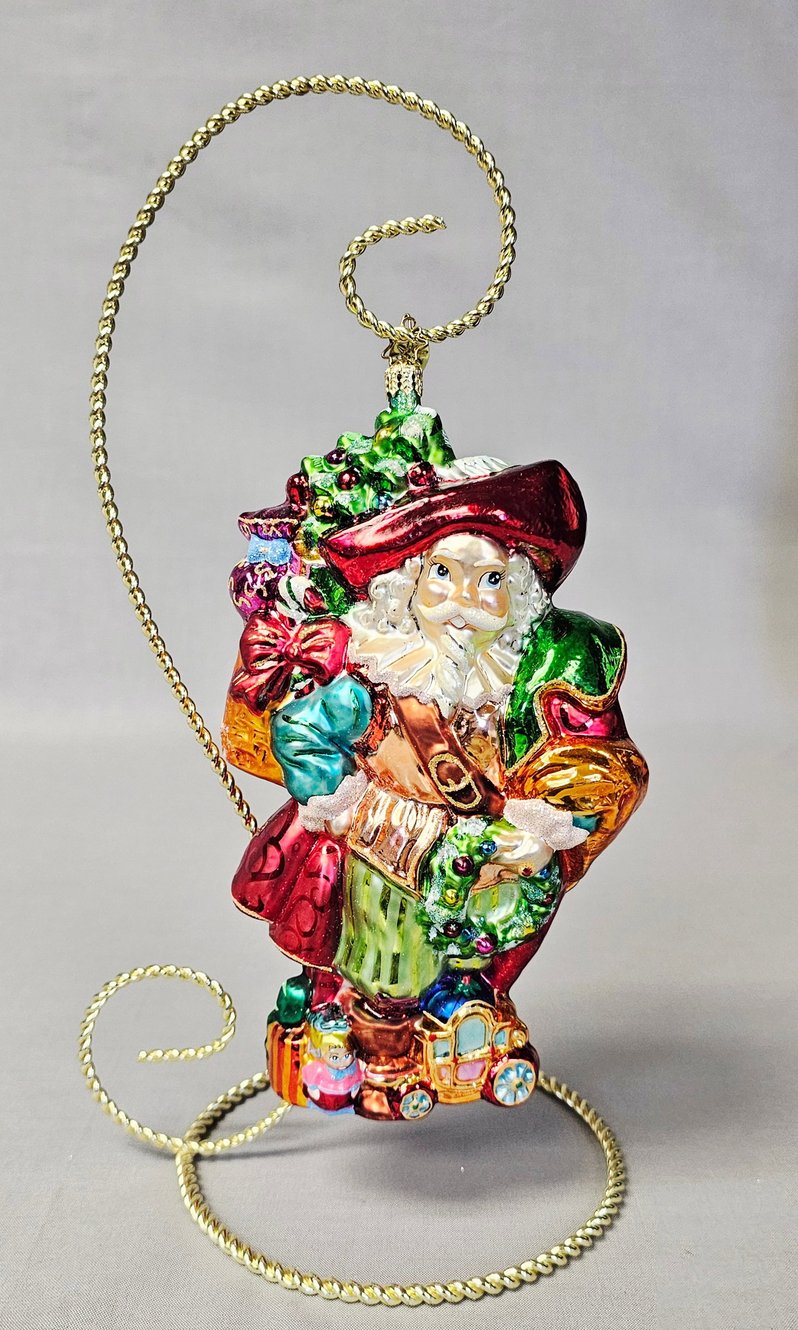 Christopher Radko D'Artagnan Nick Hand-Blown Glass Santa Ornament (1 of 8)