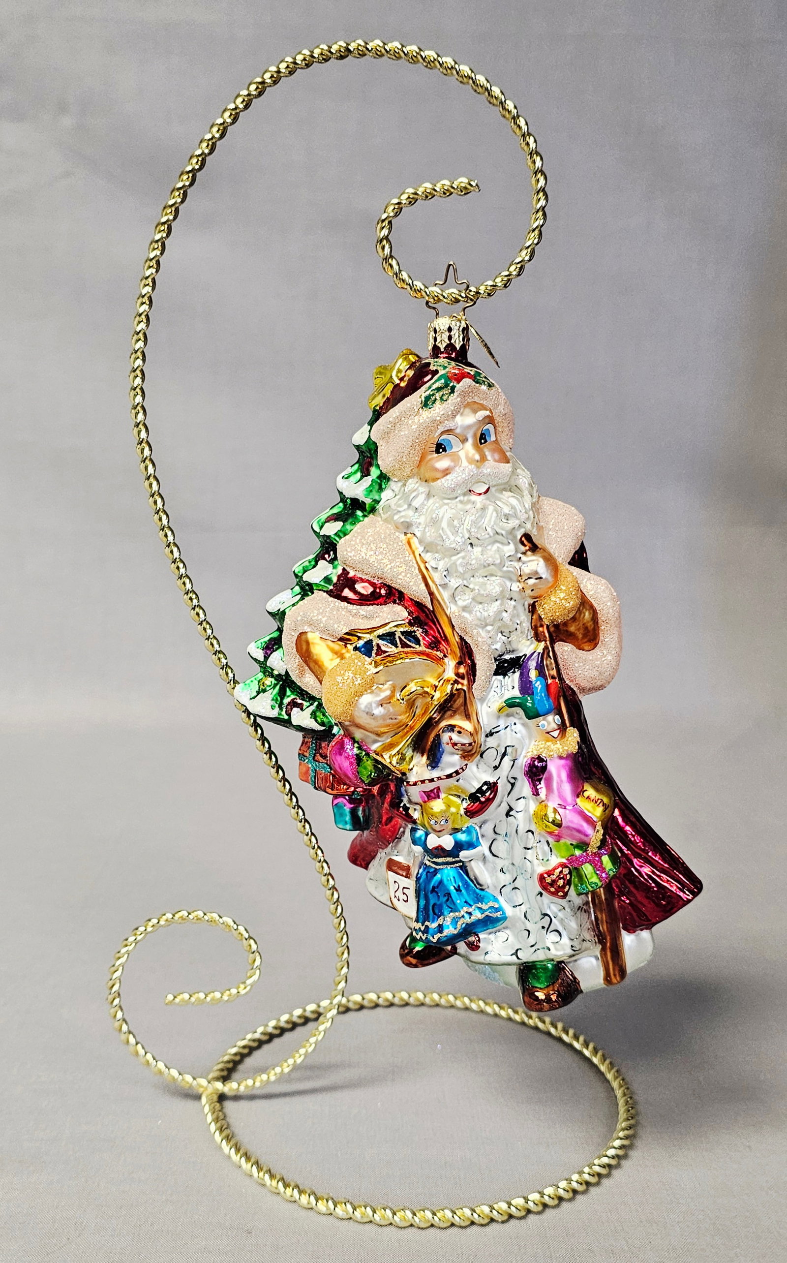 Christopher Radko Glass Santa Claus Ornament (1 of 6)