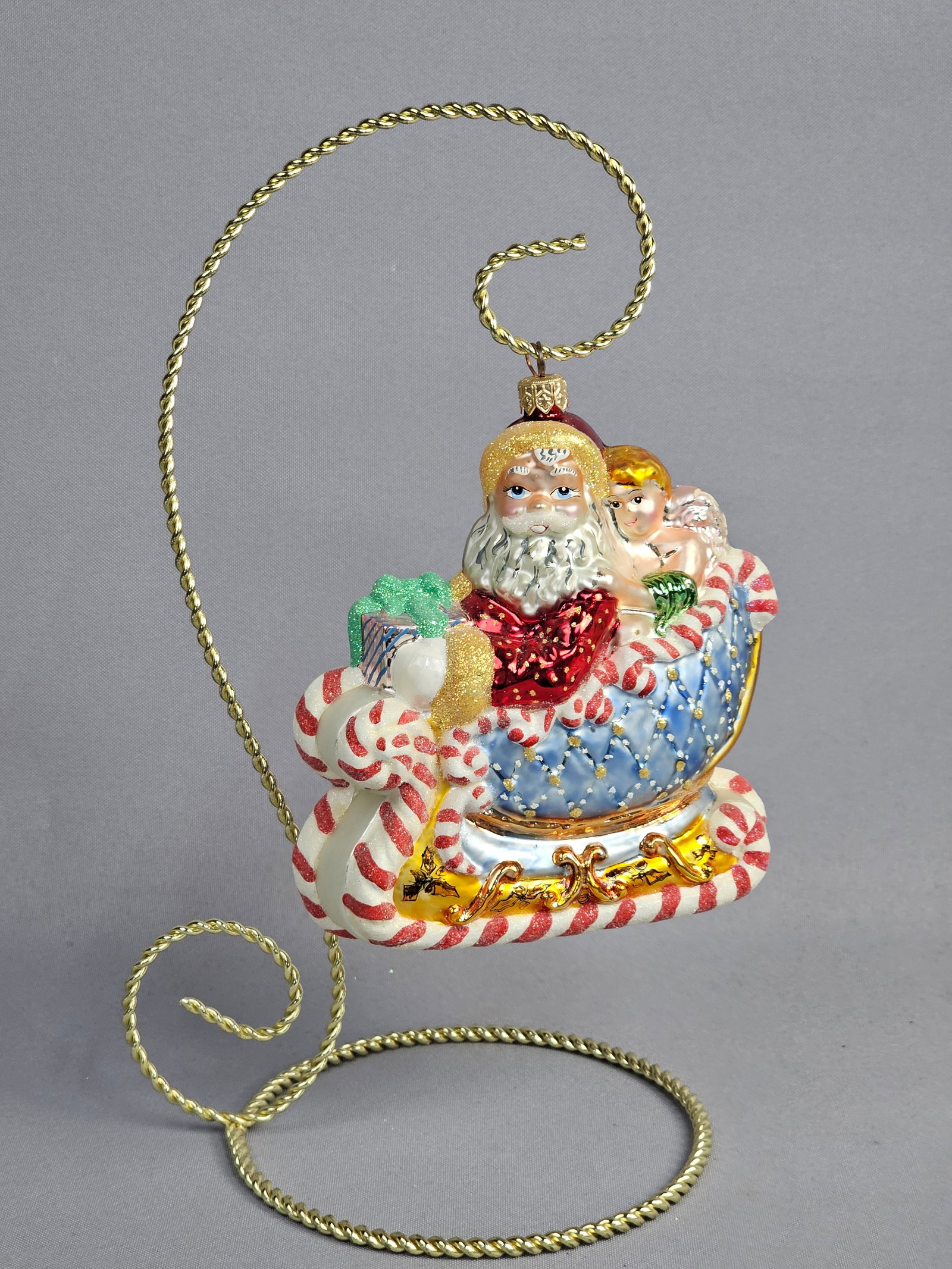 Christopher Radko Santas Sugary Abode Blown Glass Ornament (1 of 6)