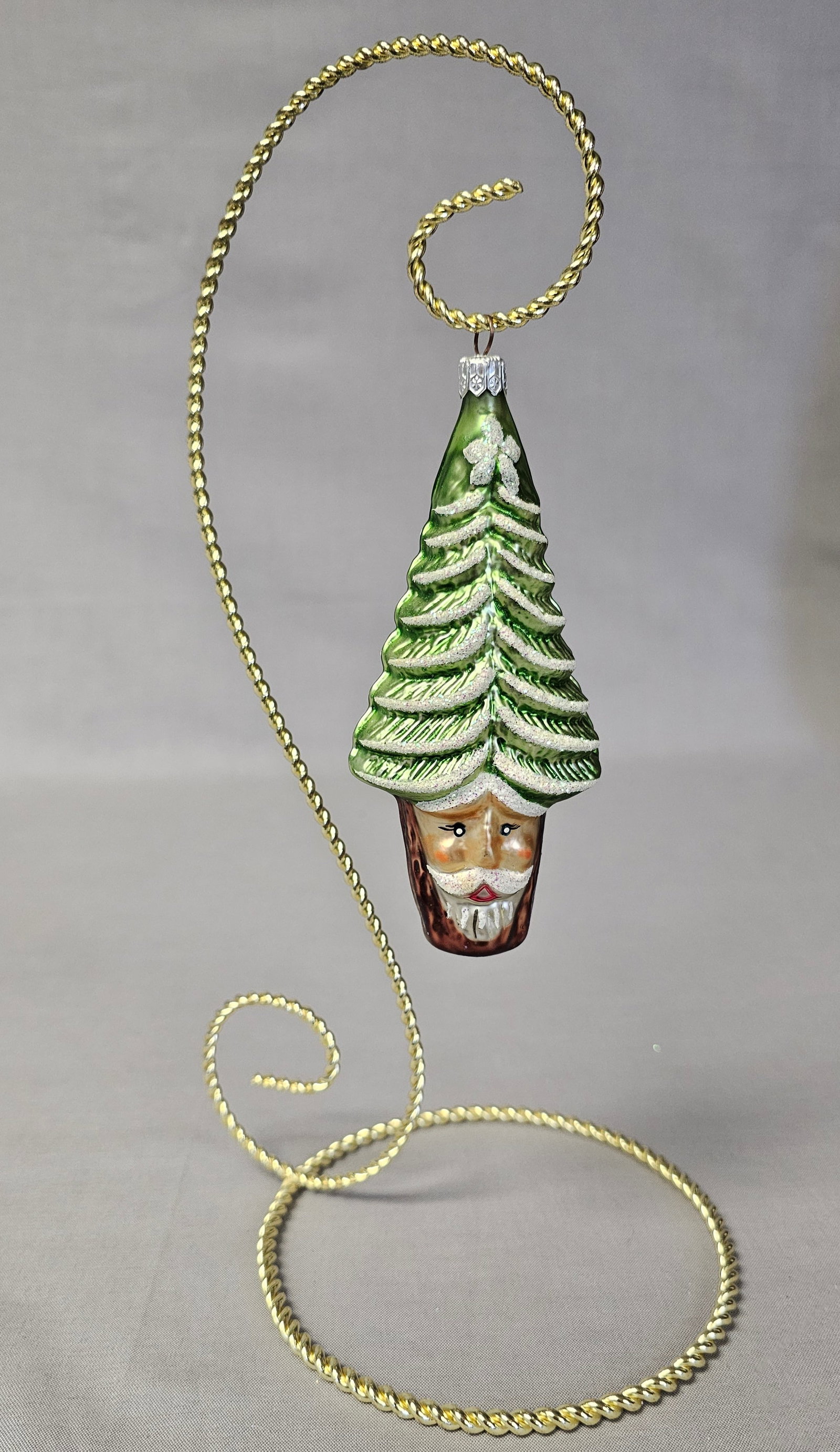 Christopher Radko Pine Tree Santa Glass Ornament (1 of 6)