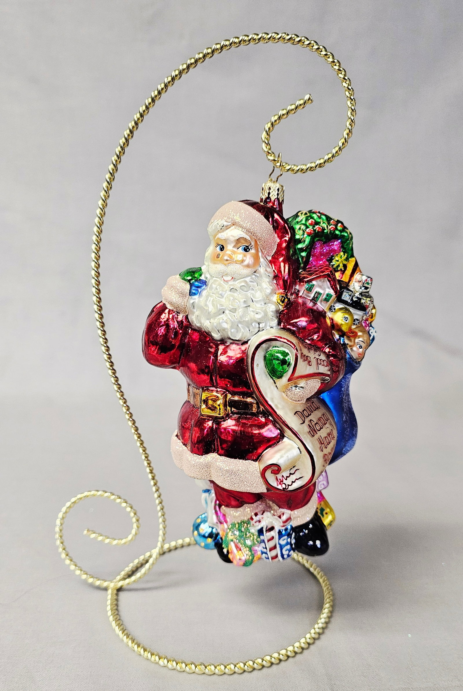 Christopher Radko Glass Santa Claus Ornament (1 of 6)