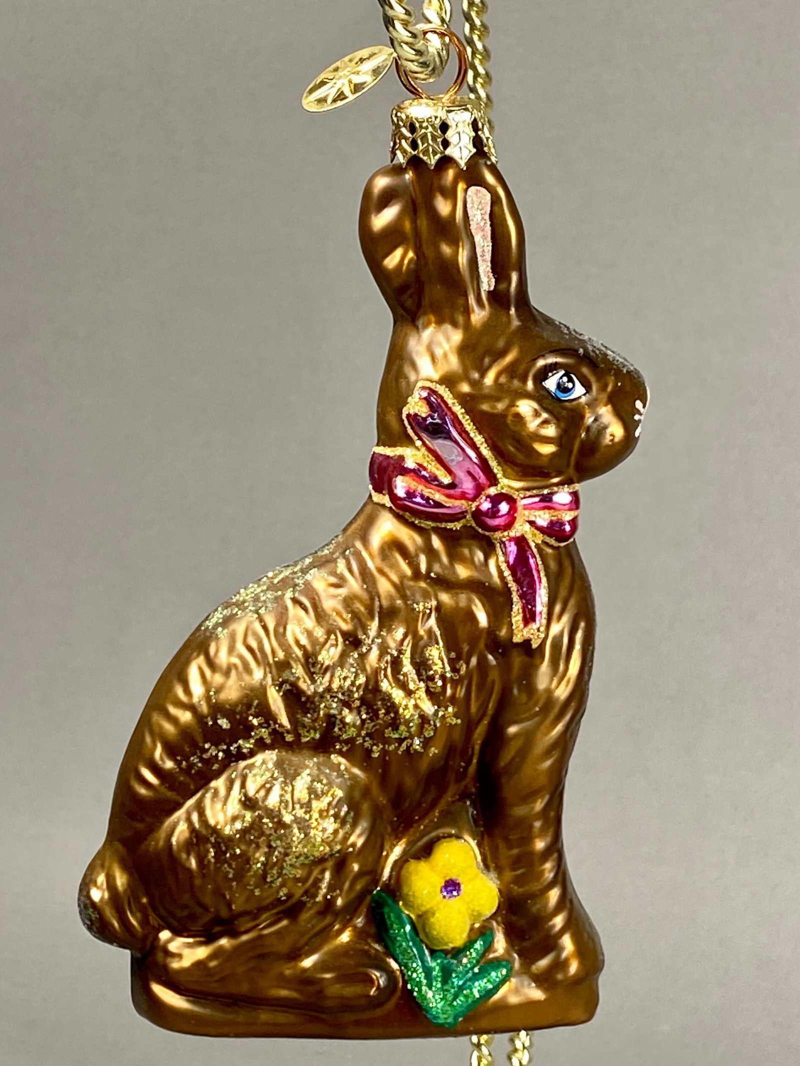 Radko Chocolate Easter Bunny Ornament - 2
