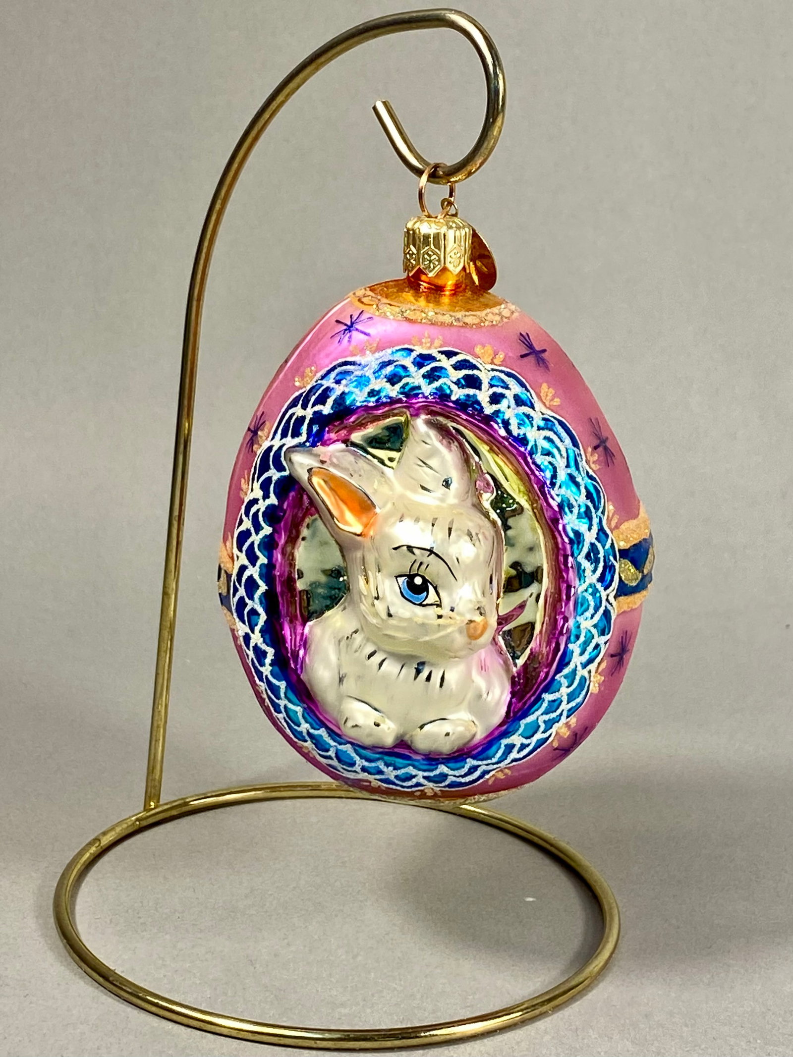 Radko Eggspecting Anybunny? Glass Ornament (1 of 5)
