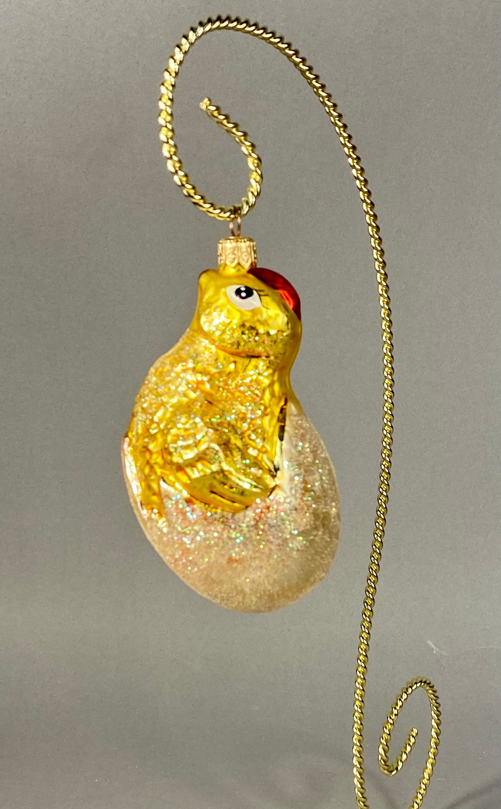 Christopher Radko Spring Debut Glass Chick in Eggshell Ornament (1 of 4)