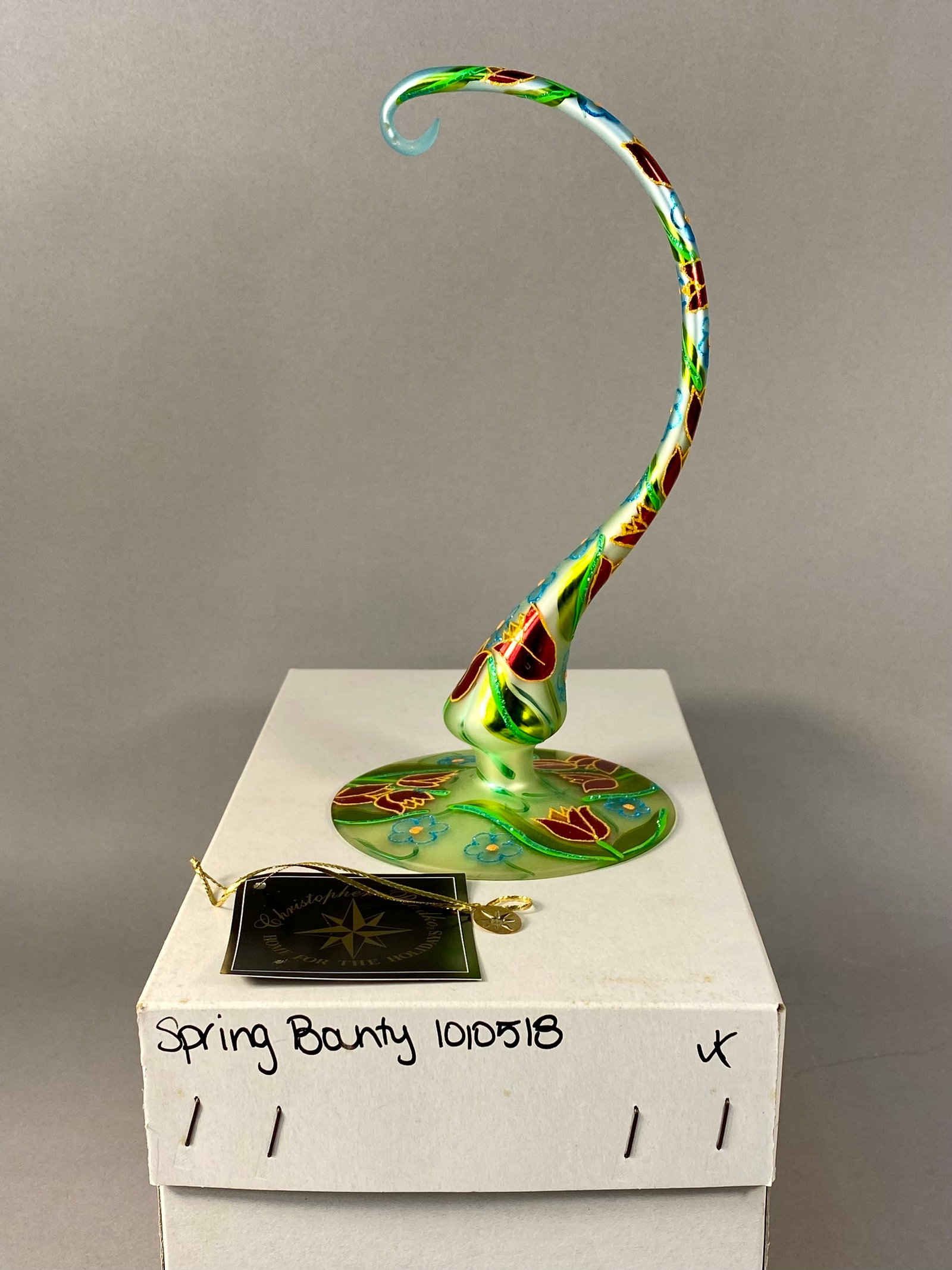 Christopher Radko Spring Bounty Hand-Painted Glass Ornament Stand (1 of 4)