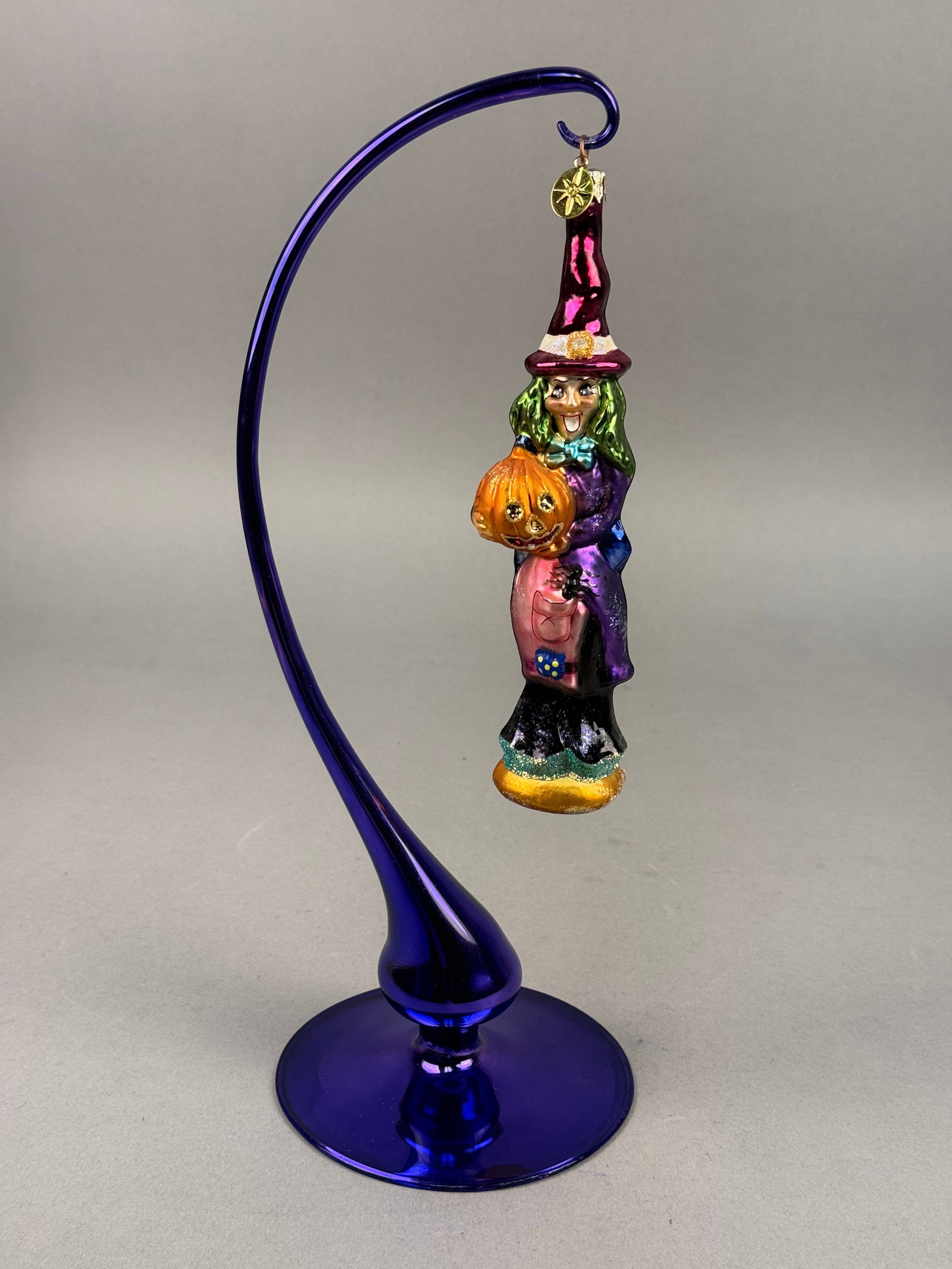 Radko Lean N Mean Glass Halloween Witch Ornament (1 of 5)