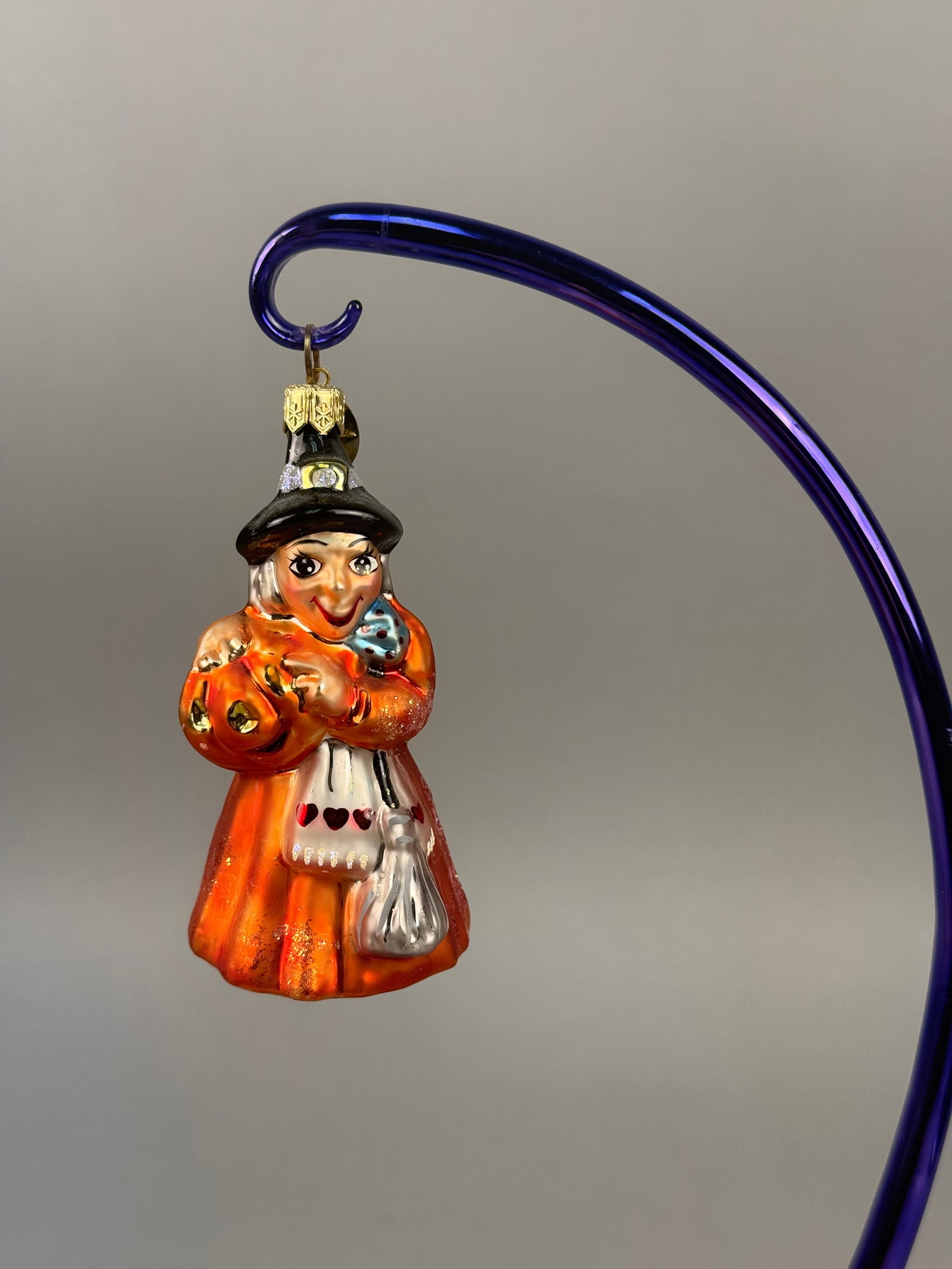 Radko Blown Glass Halloween Witch Ornament (1 of 6)