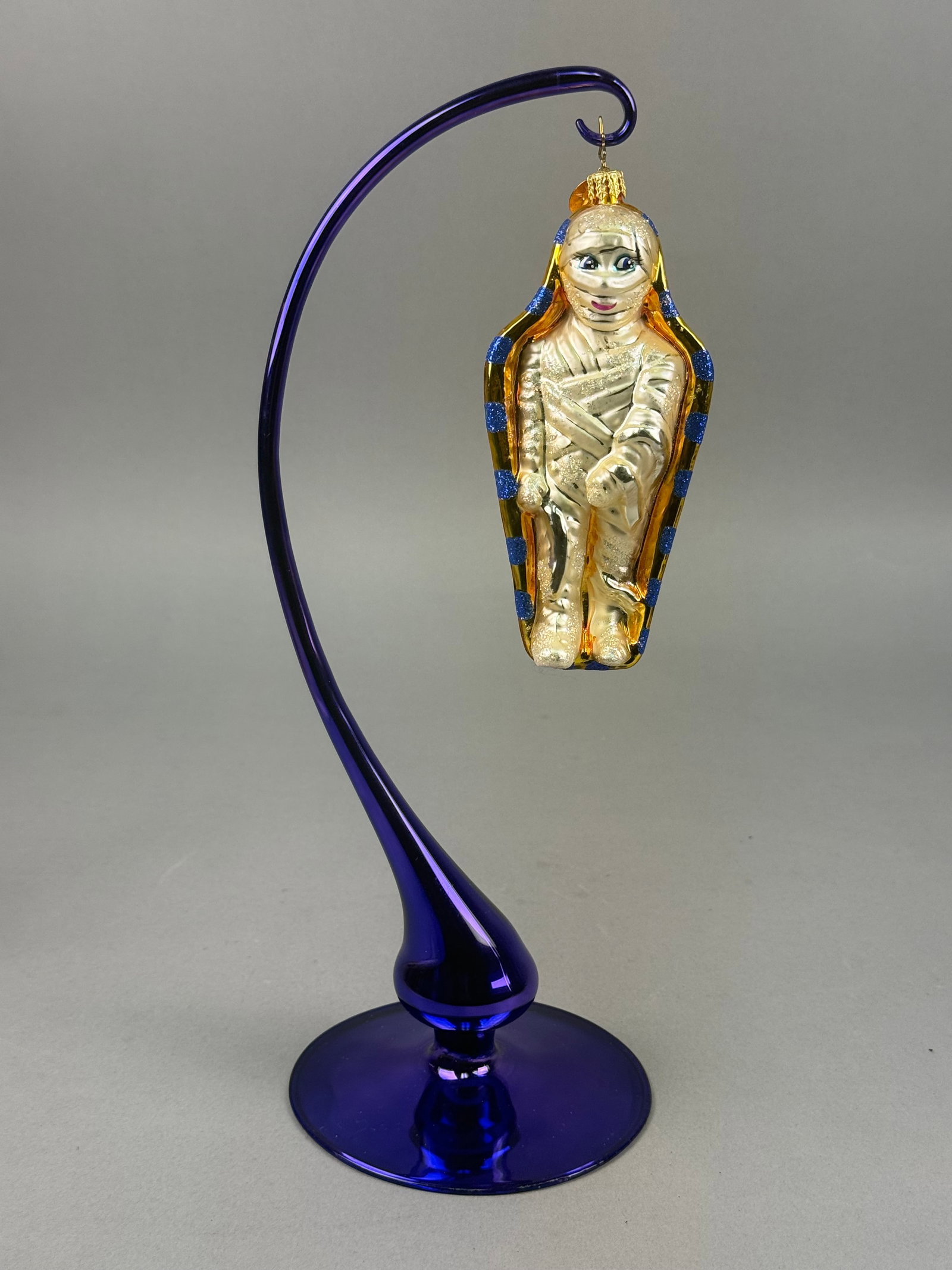 Radko Blown Glass Mummy in Sarcophagus Ornament (1 of 7)