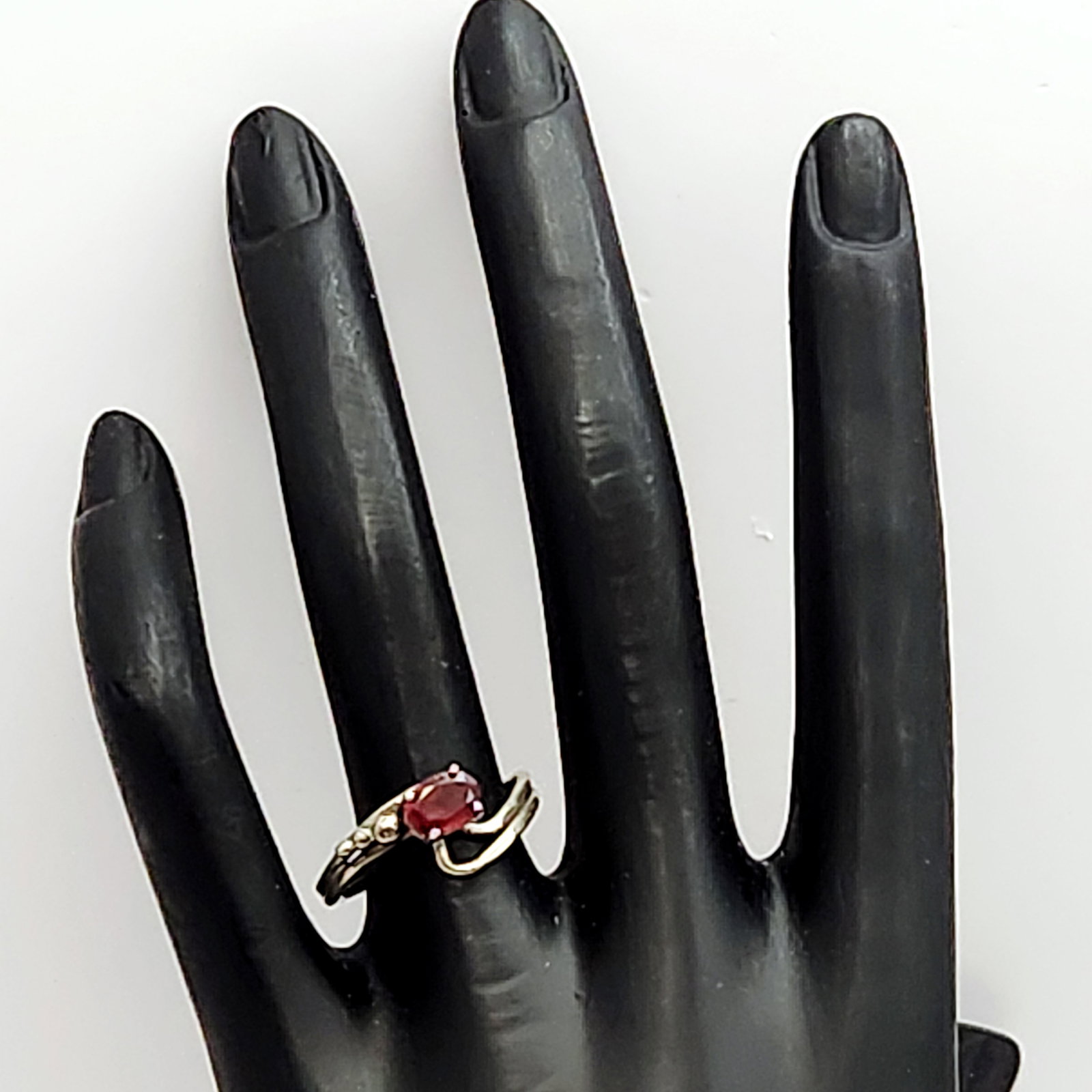 Sterling Ruby Ring 2.3 Grams - 5
