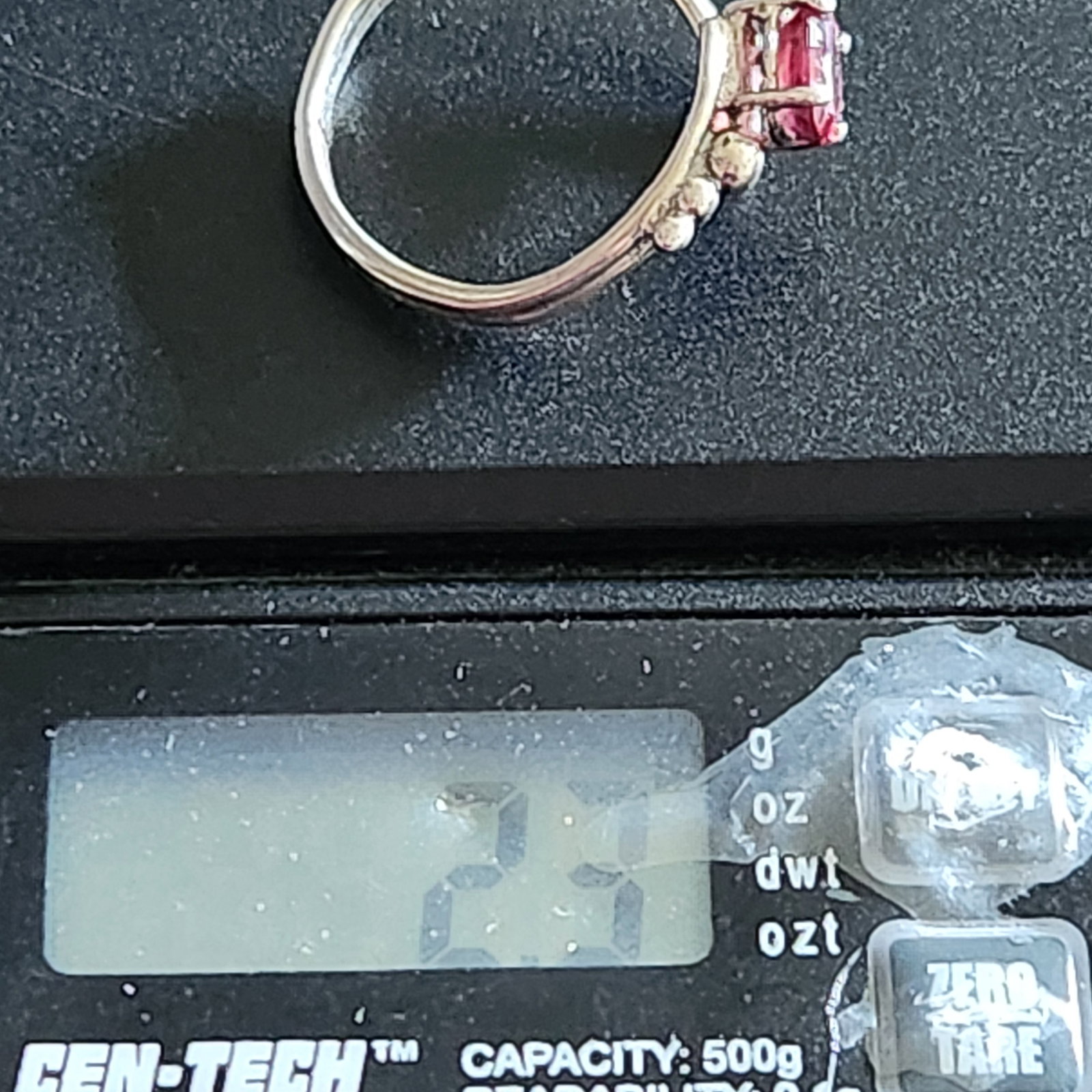 Sterling Ruby Ring 2.3 Grams - 7