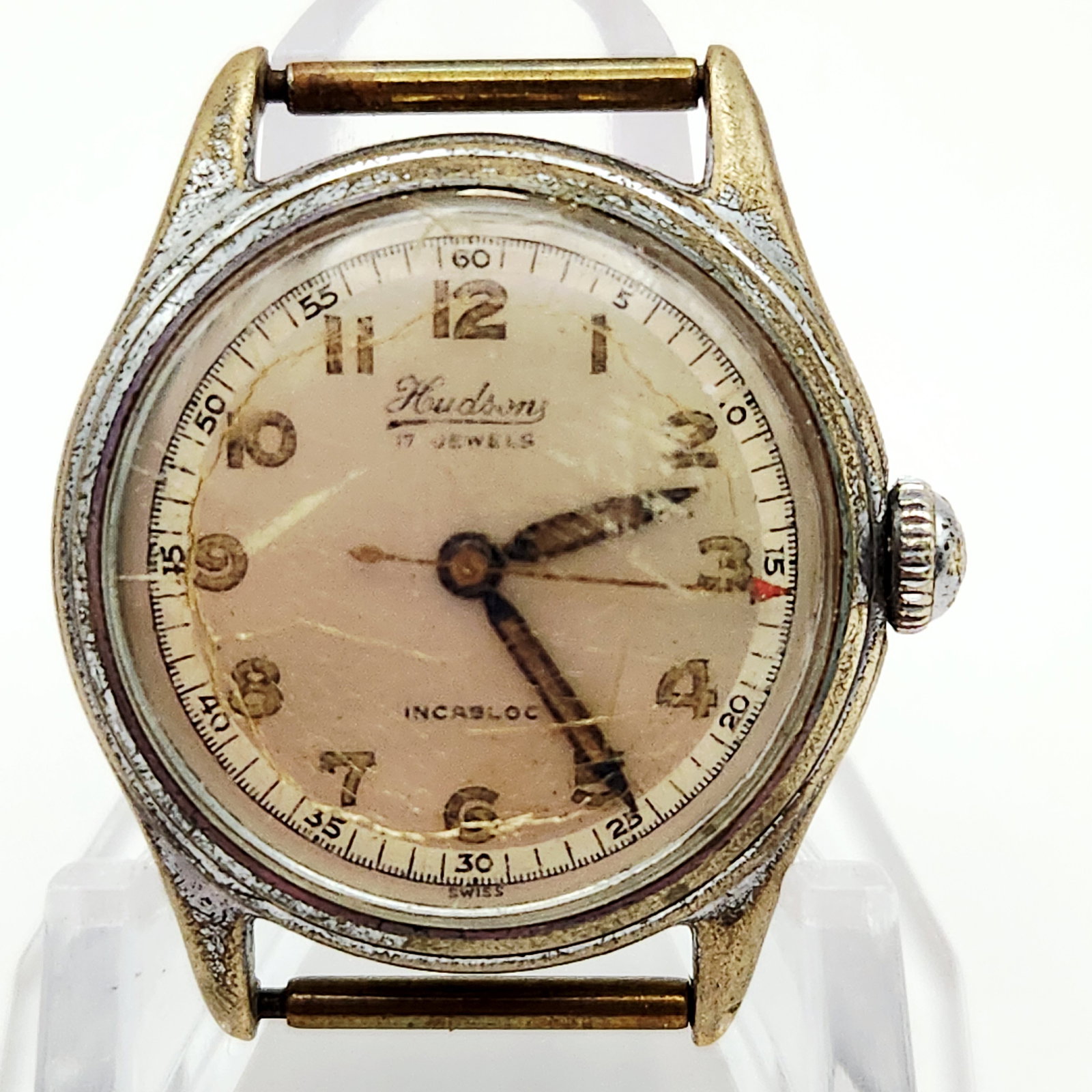 Vintage Hudson 17 Jewels Swiss Mechanical Watch (1 of 7)