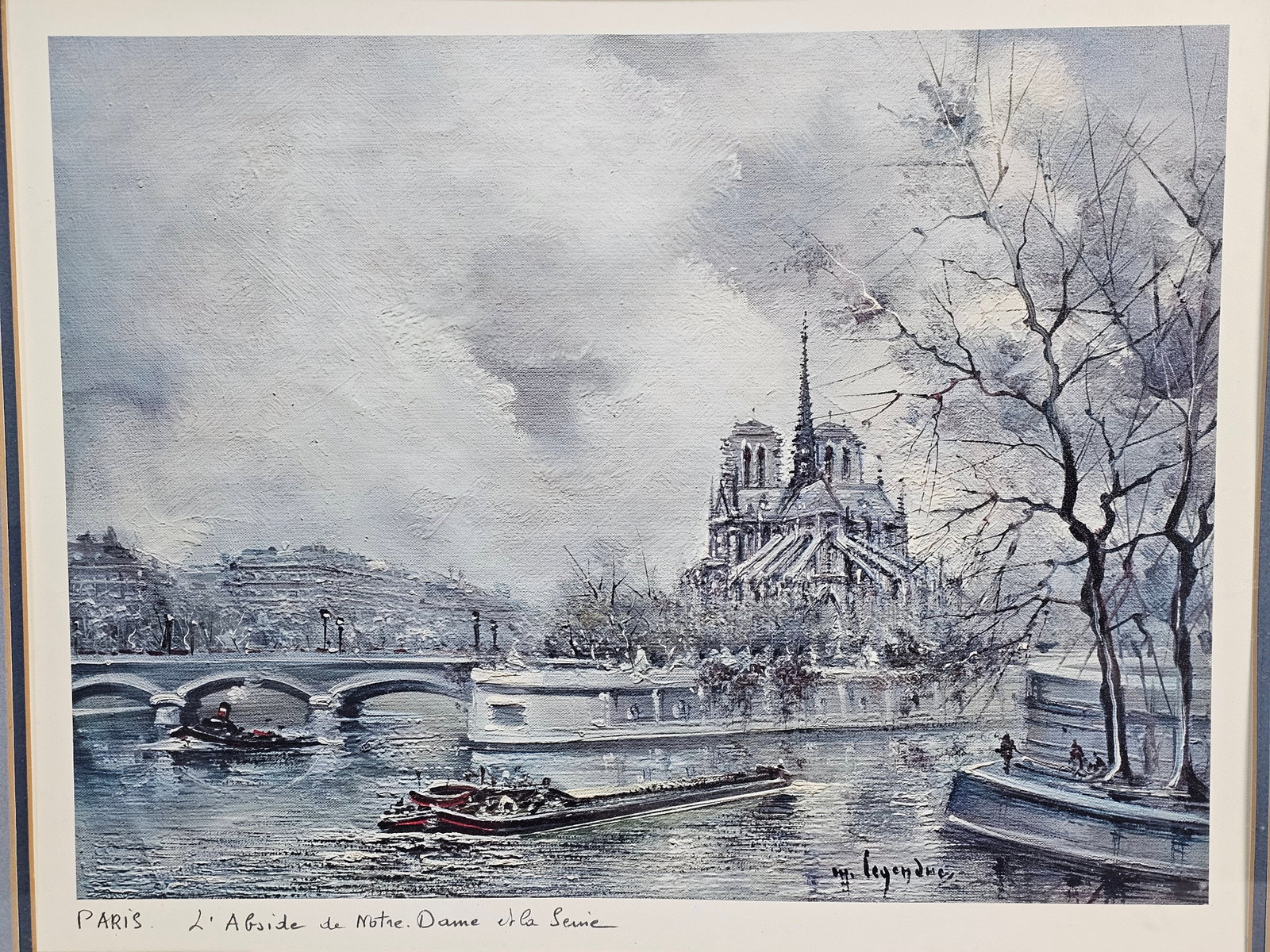 Maurice Legendre Framed Lithograph - 2