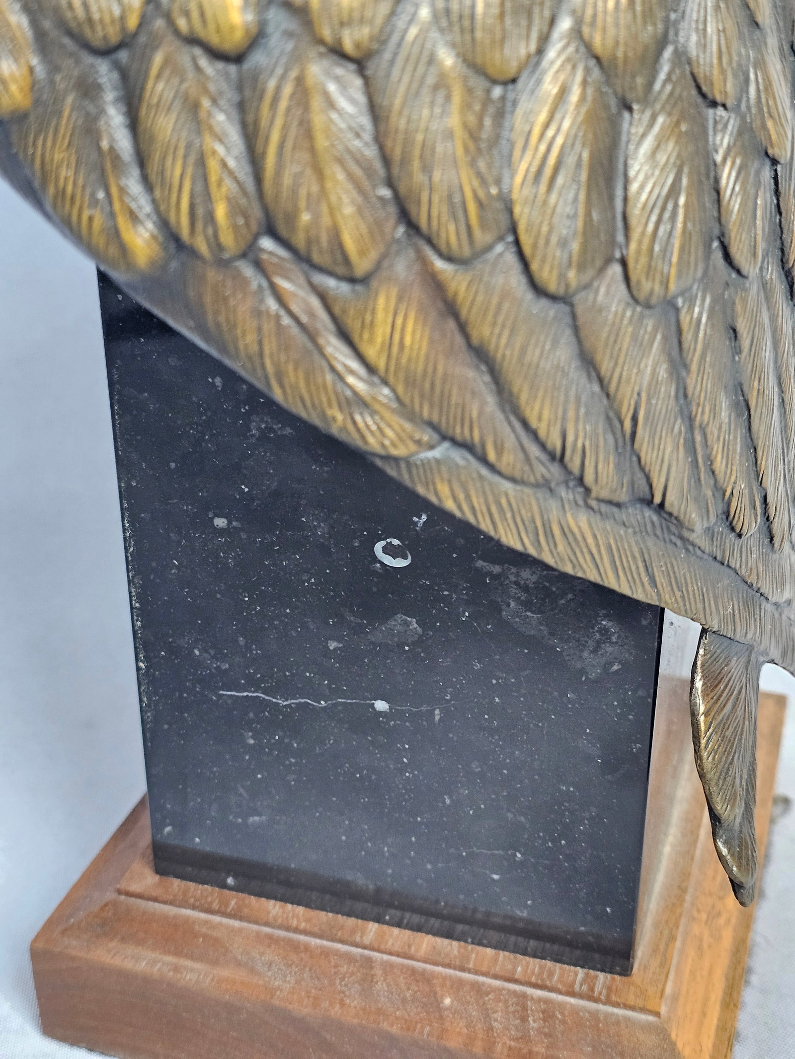 Dr. Robert Taylor Bronze Eagle Sculpture Vigilance - 8