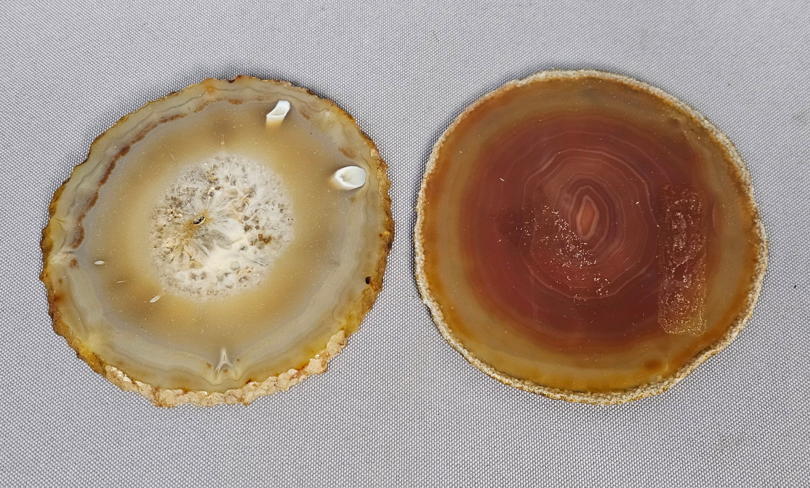 Polished Natural Agate Specimen Slices (1 of 8)