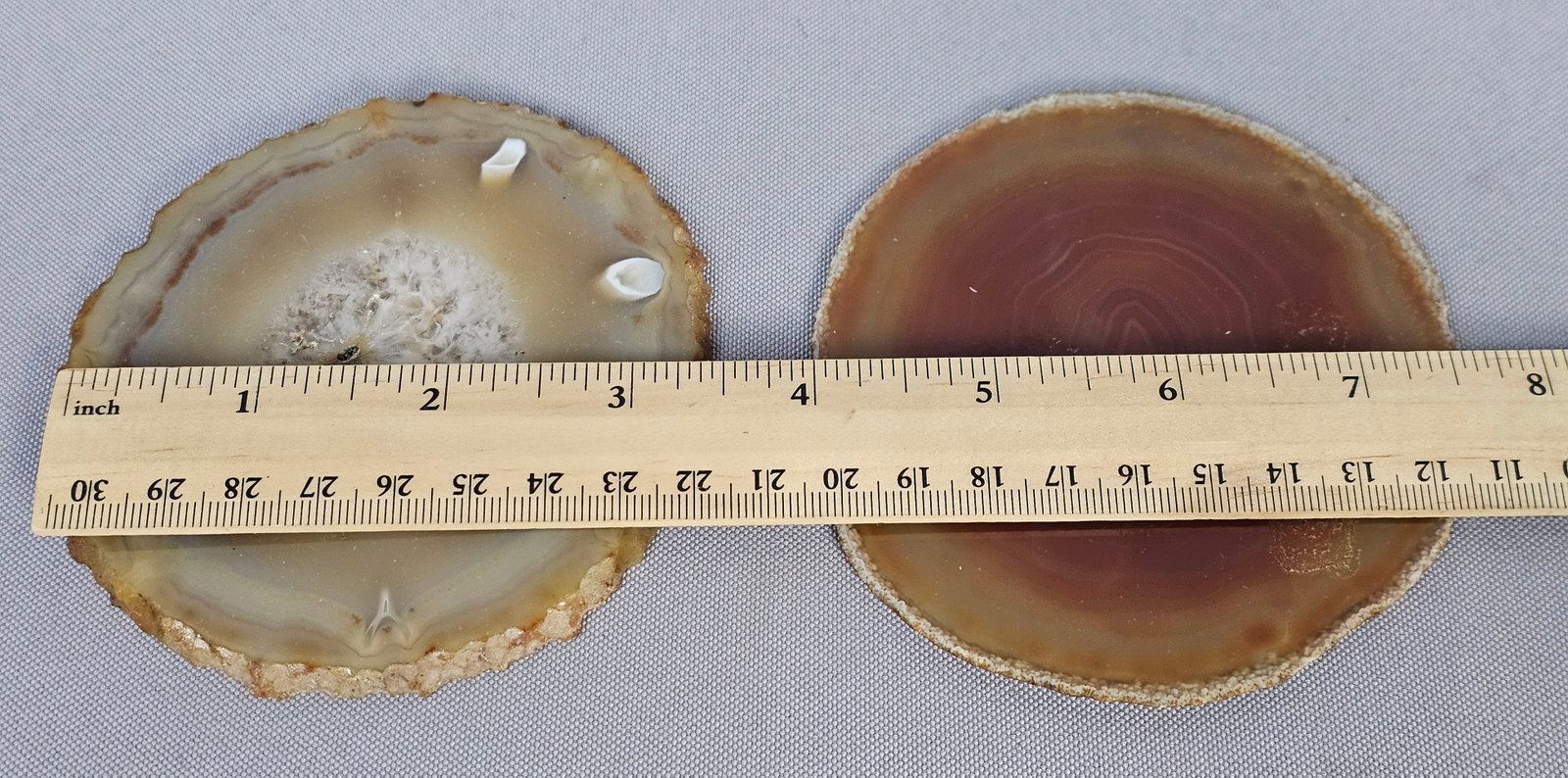 Polished Natural Agate Specimen Slices - 2