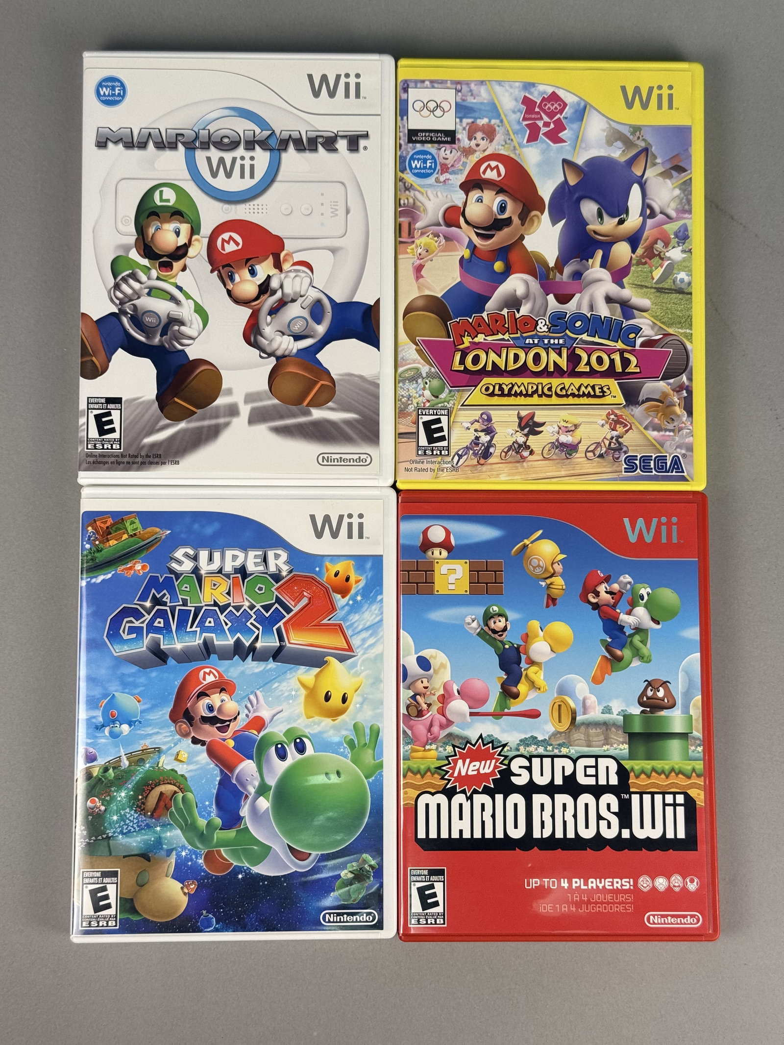 Four Nintendo Wii Mario Series Video Games (1 of 6)