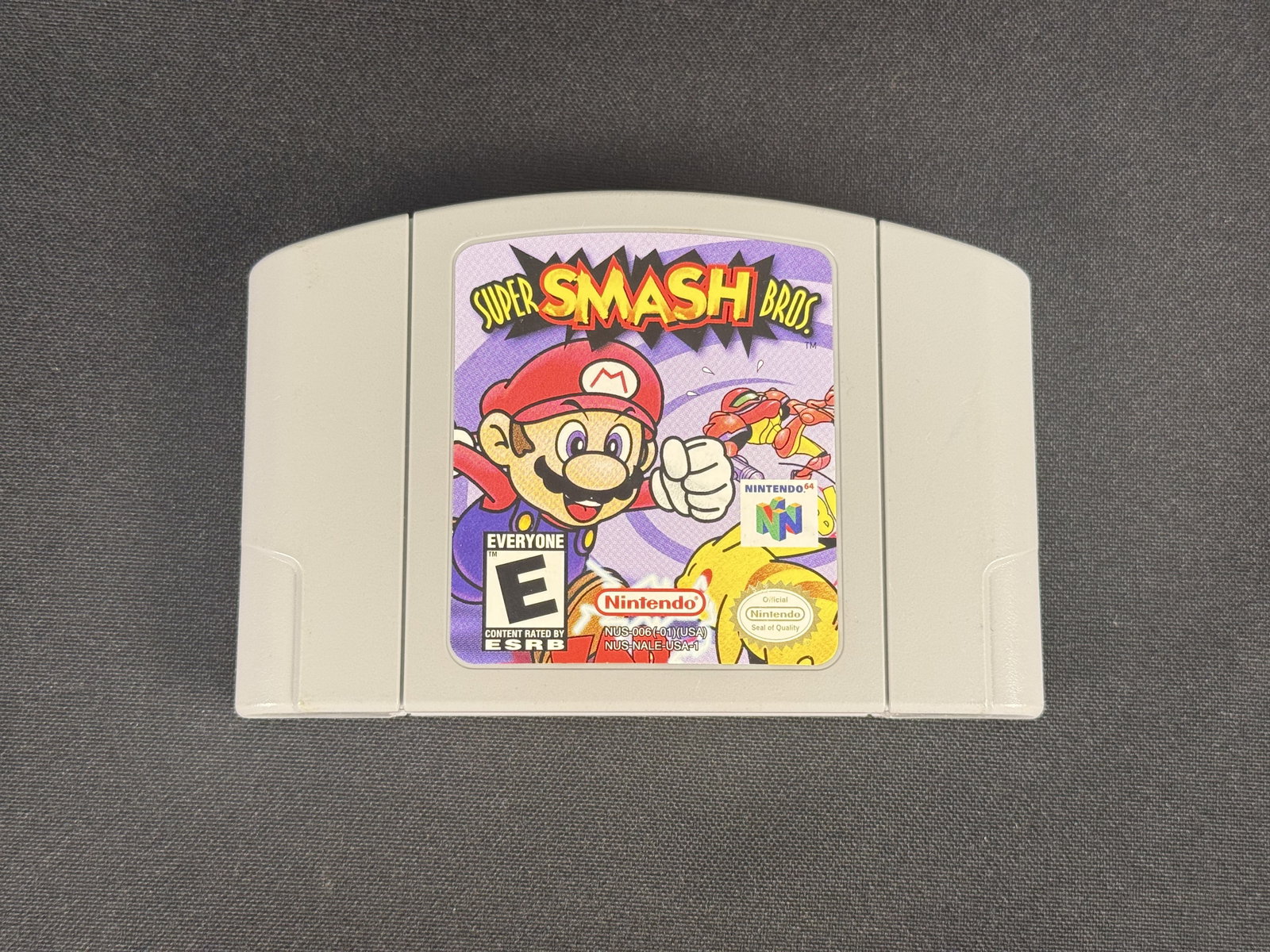 Super Smash Bros. Nintendo 64 Game Cartridge (1 of 5)