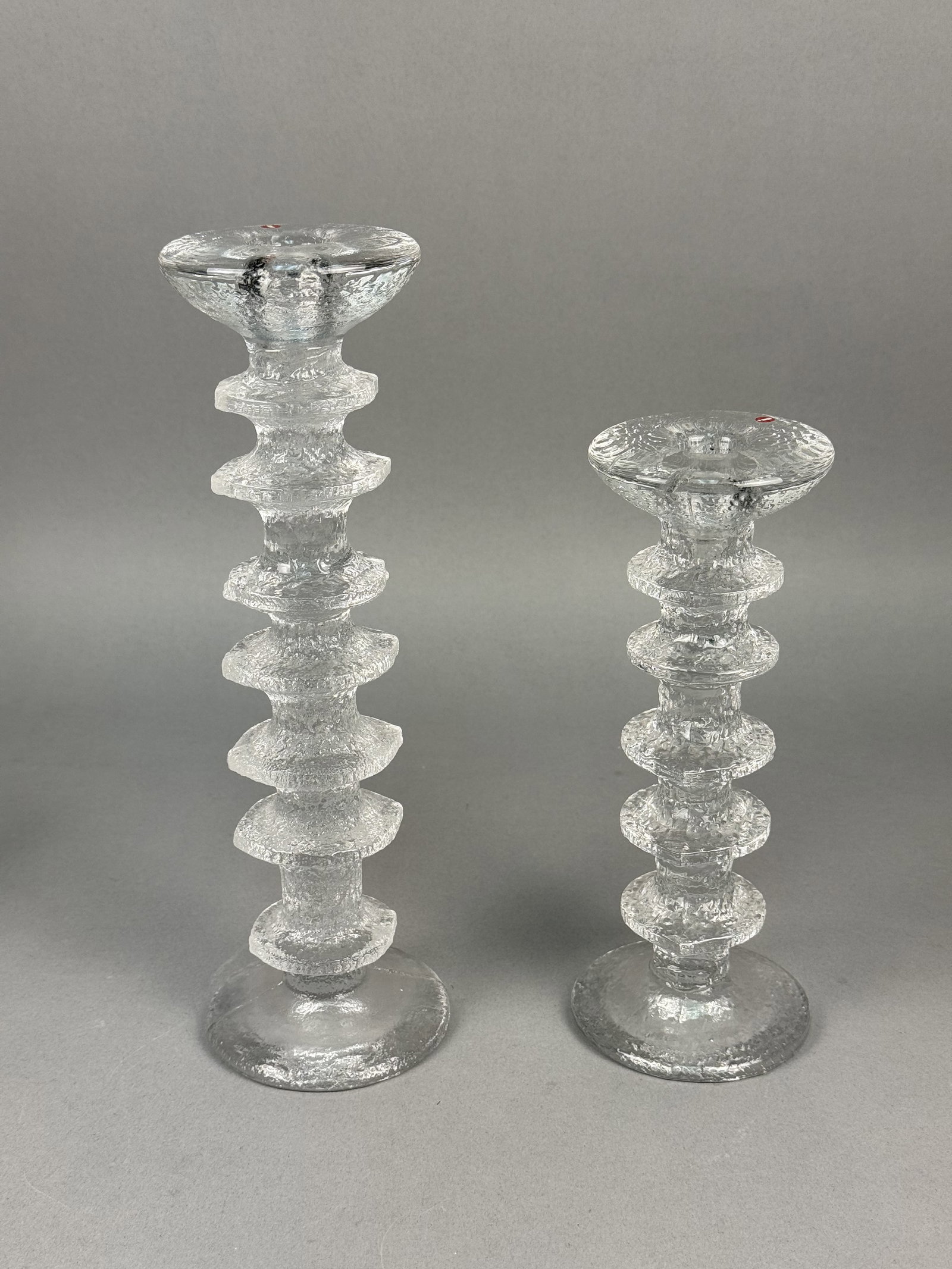 Iittala Festivo Glass Candlesticks by Timo Sarpaneva (1 of 5)