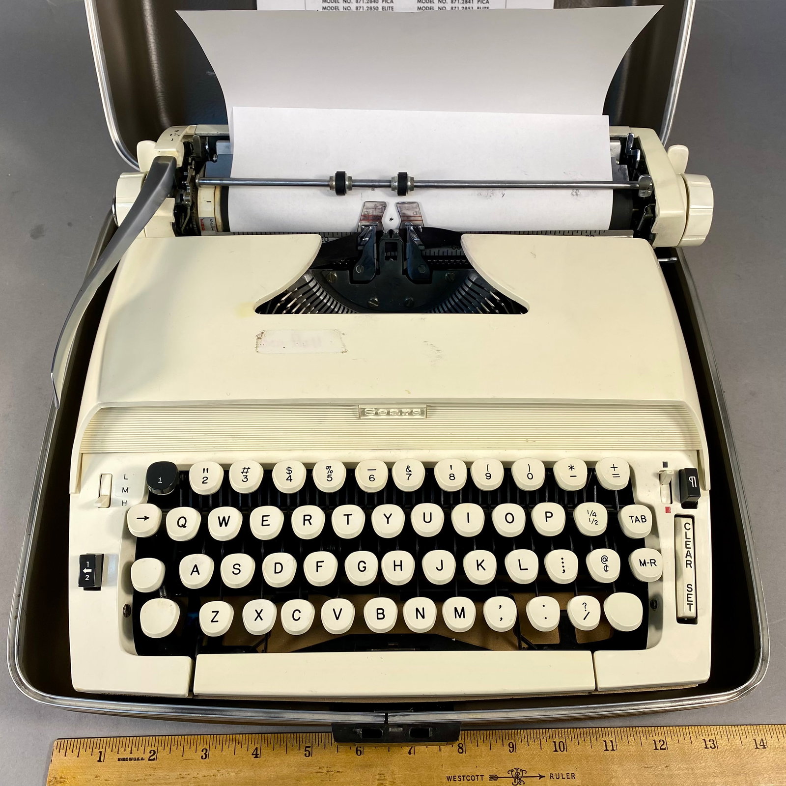 Sears Citation 2 Portable Manual Typewriter - 2
