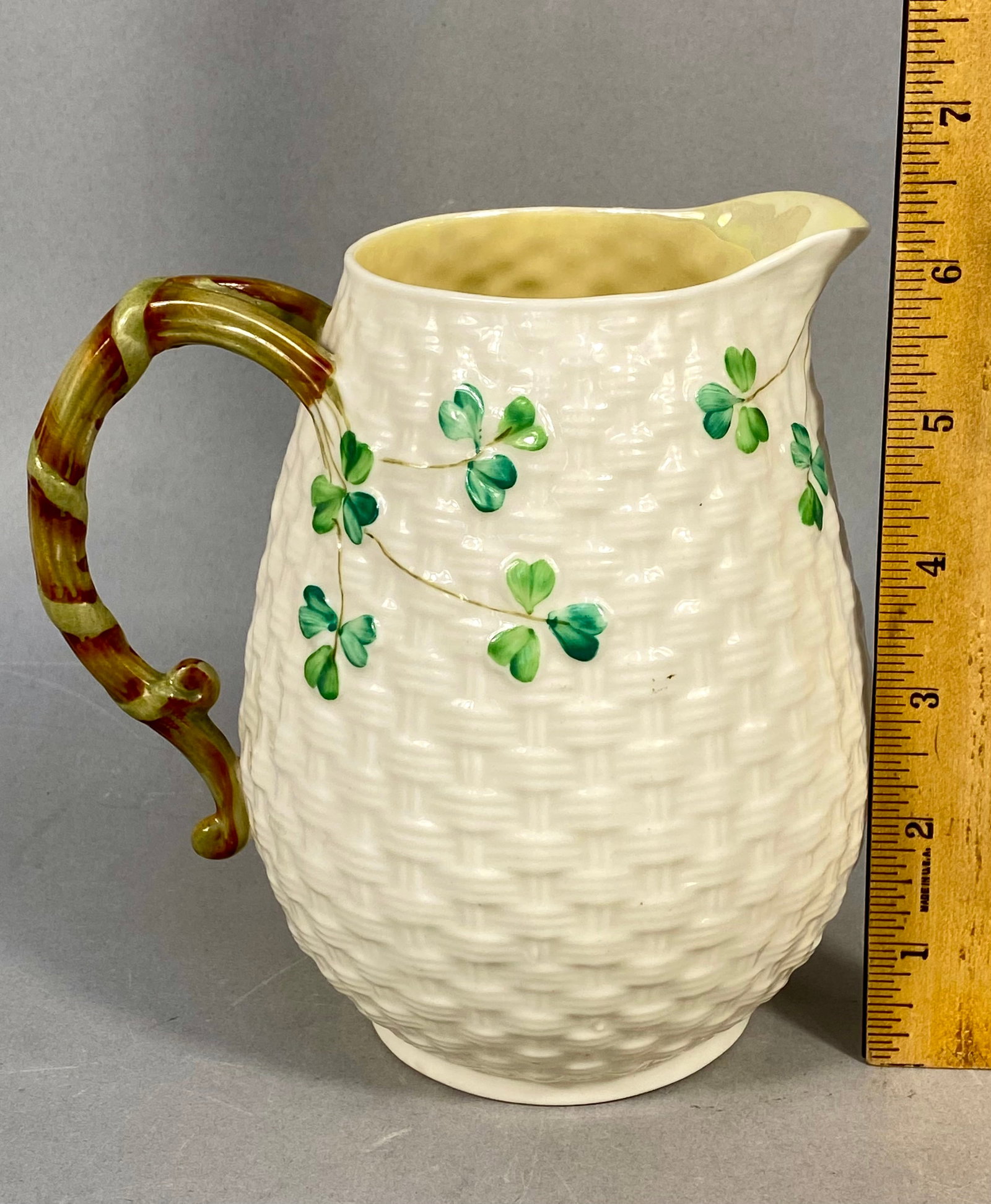 Irish Belleek Shamrock Pattern Porcelain Tableware - 6