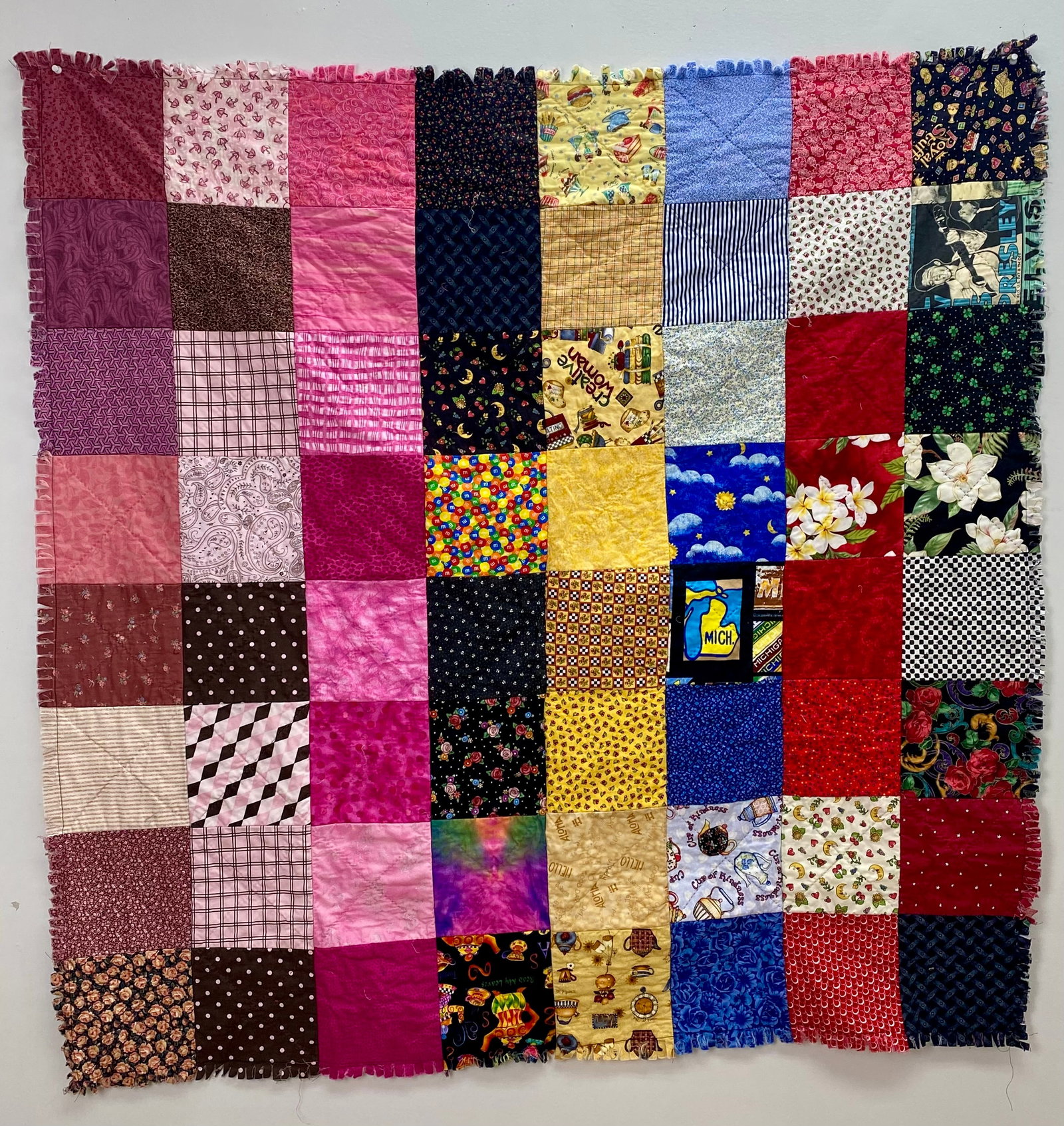 Handcrafted Patchwork Rag Quilt (1 of 5)