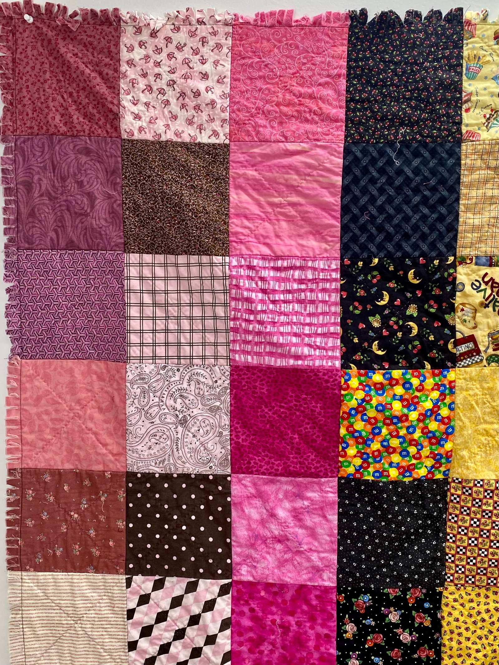 Handcrafted Patchwork Rag Quilt - 2