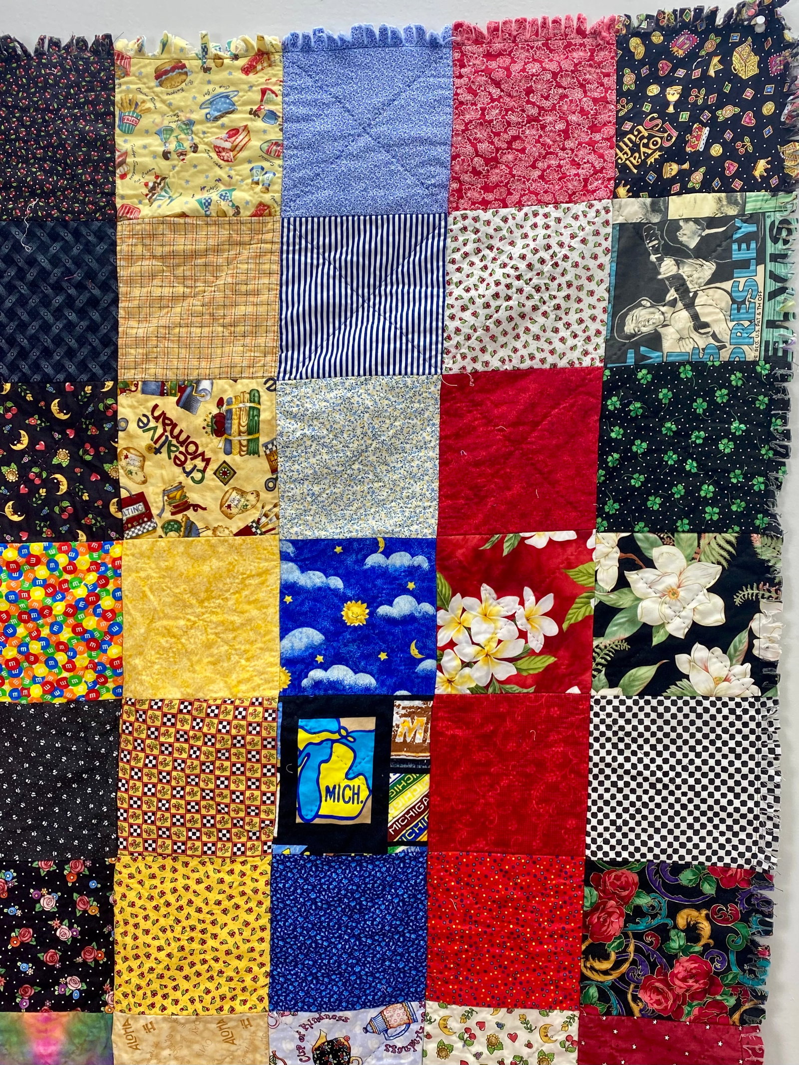 Handcrafted Patchwork Rag Quilt - 3