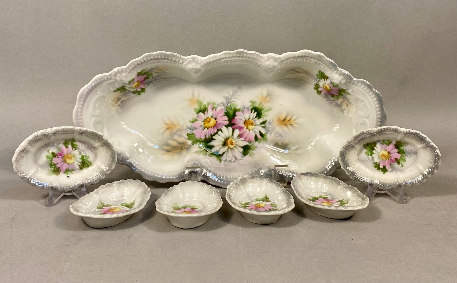 Seven-Piece Leuchtenburg German Porcelain Serving Set (1 of 9)