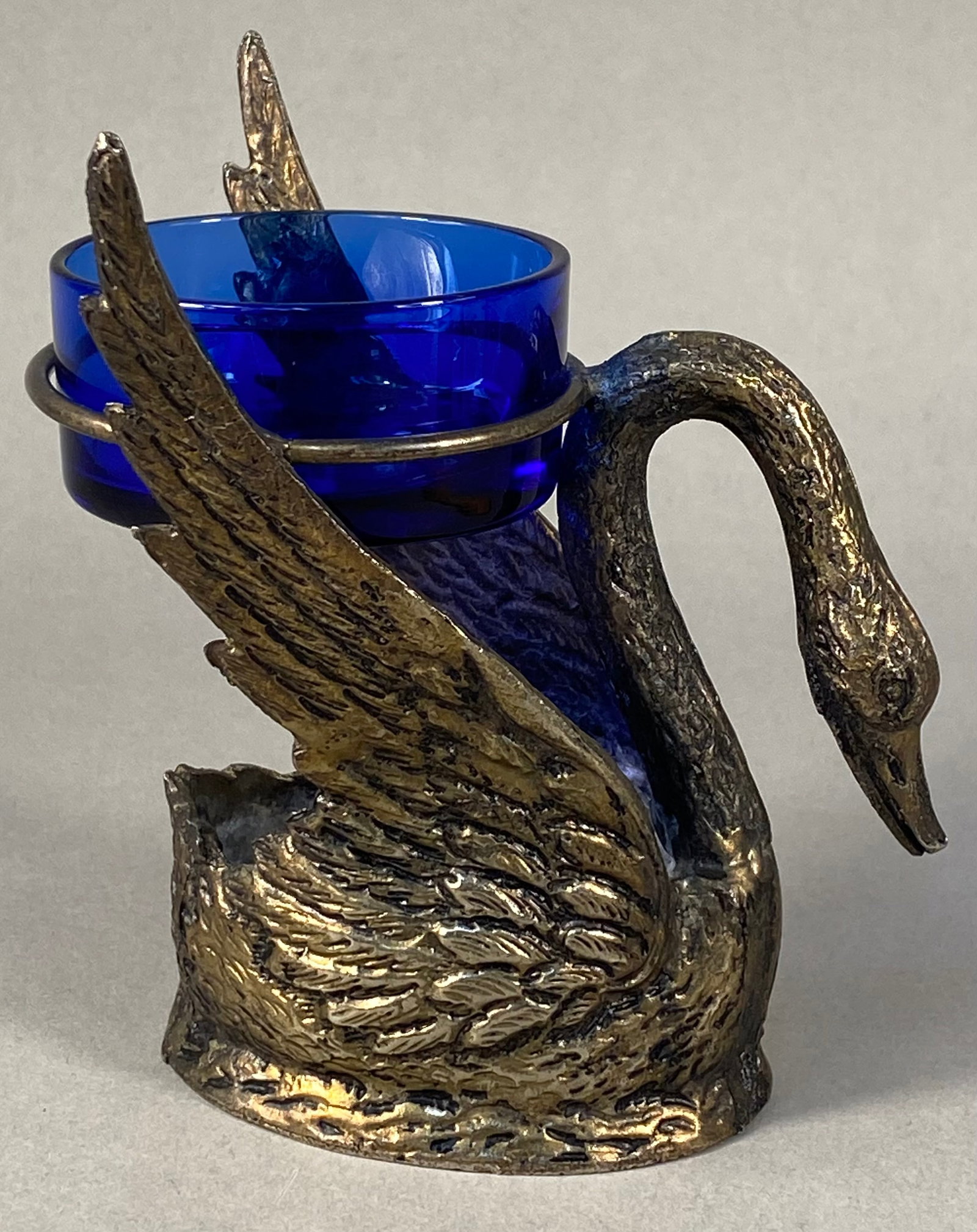 Two Decorative Metal Salt Cellars - 2