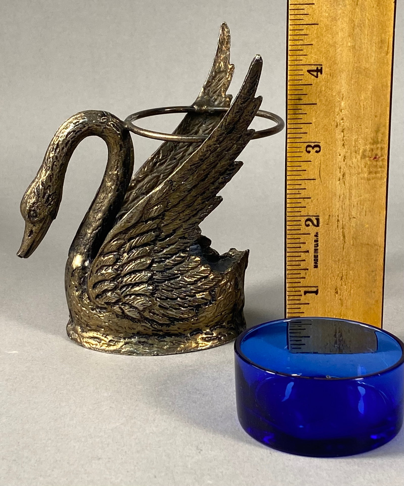 Two Decorative Metal Salt Cellars - 3