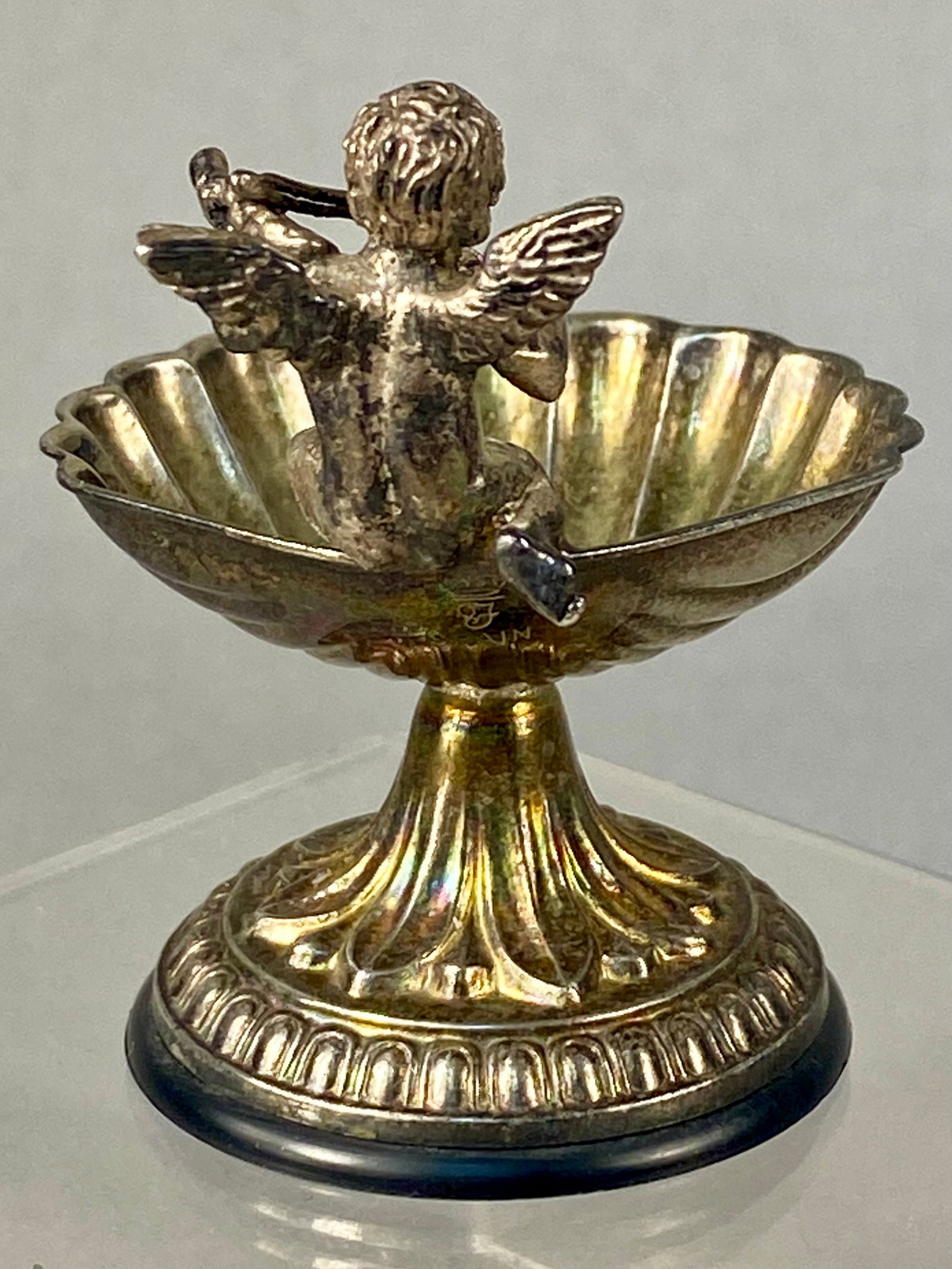 Two Decorative Metal Salt Cellars - 6