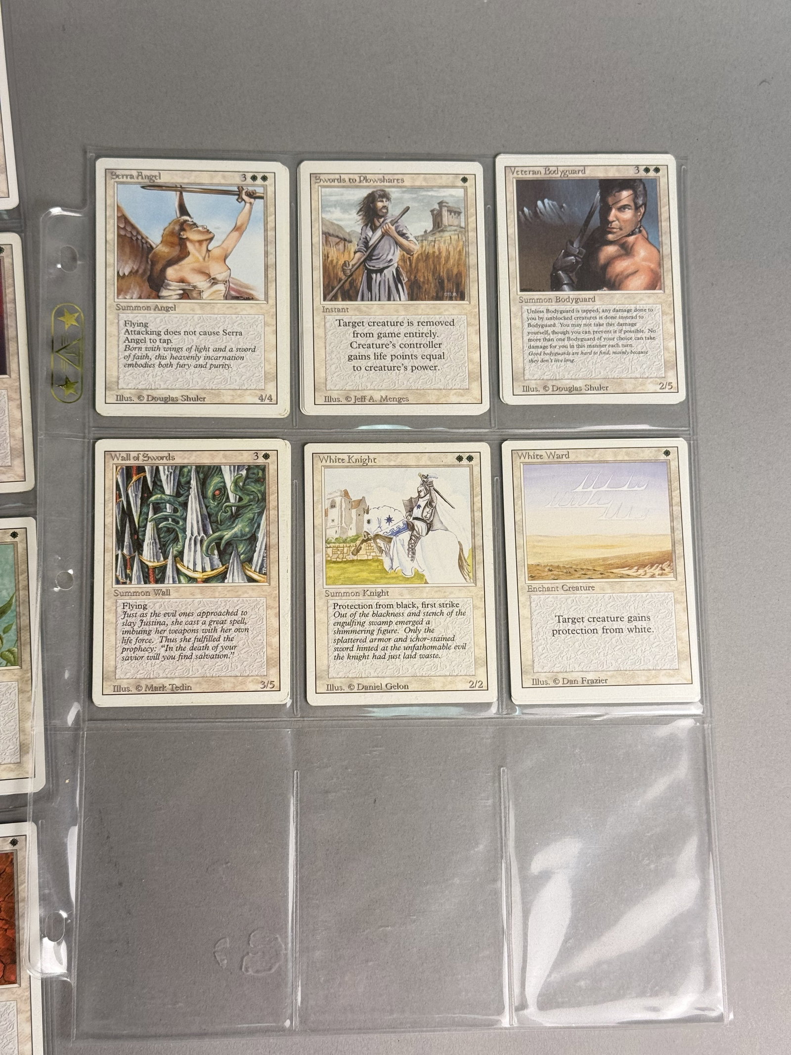 Magic: The Gathering Revised Red and White Cards - 2